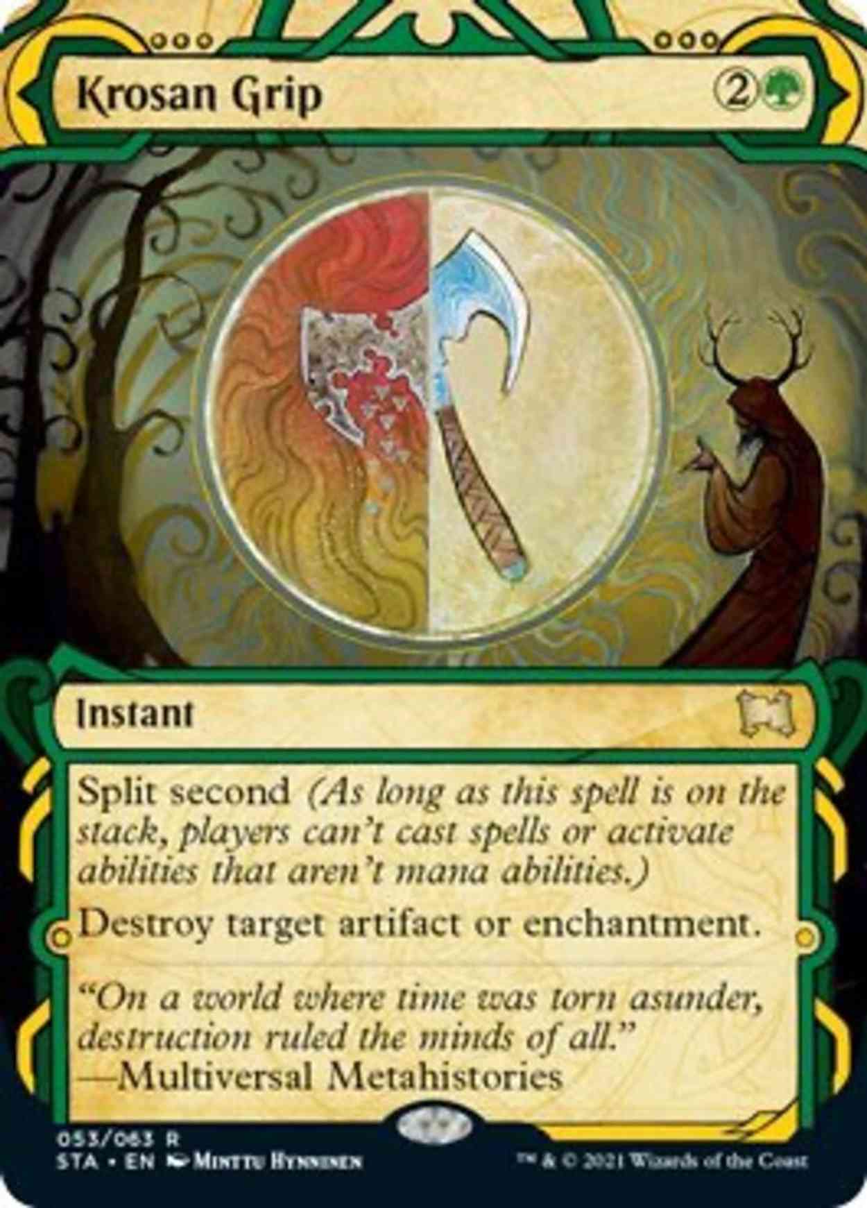 Krosan Grip (Foil Etched) magic card front