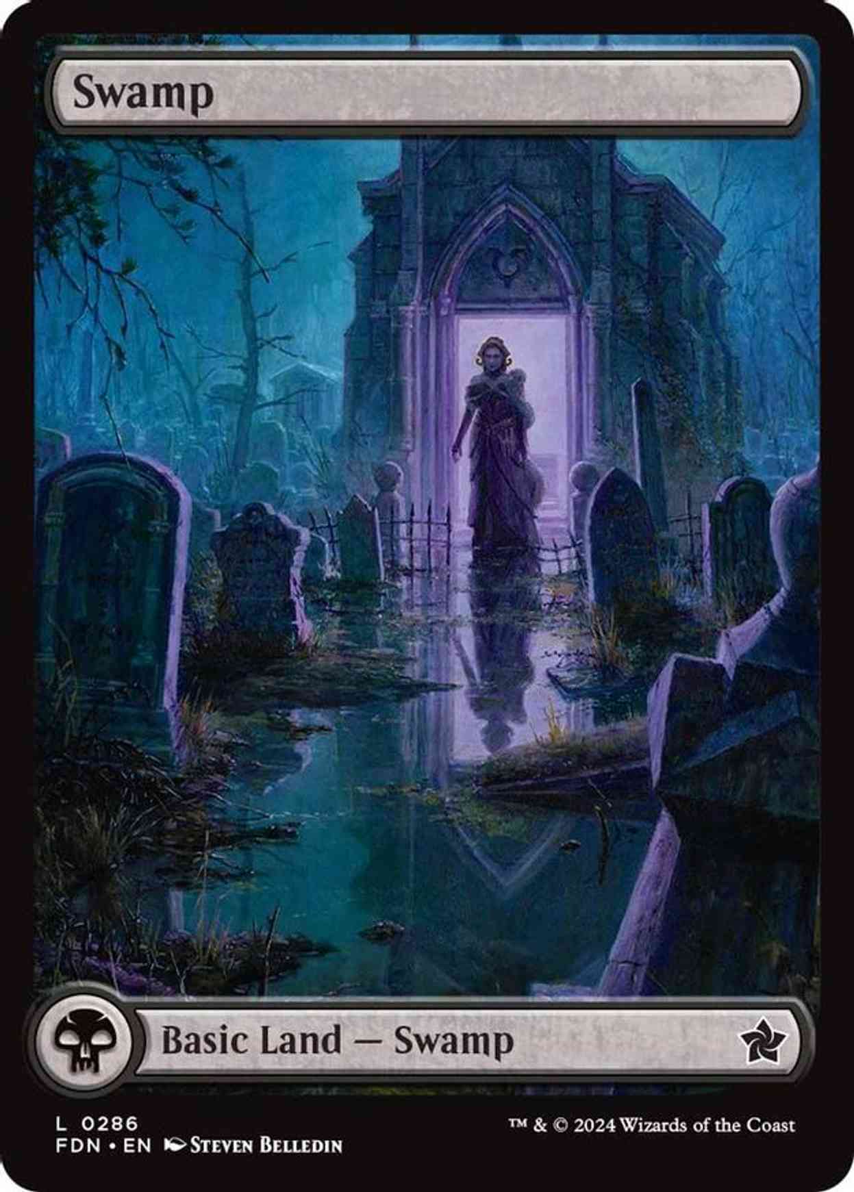 Swamp (0286) magic card front