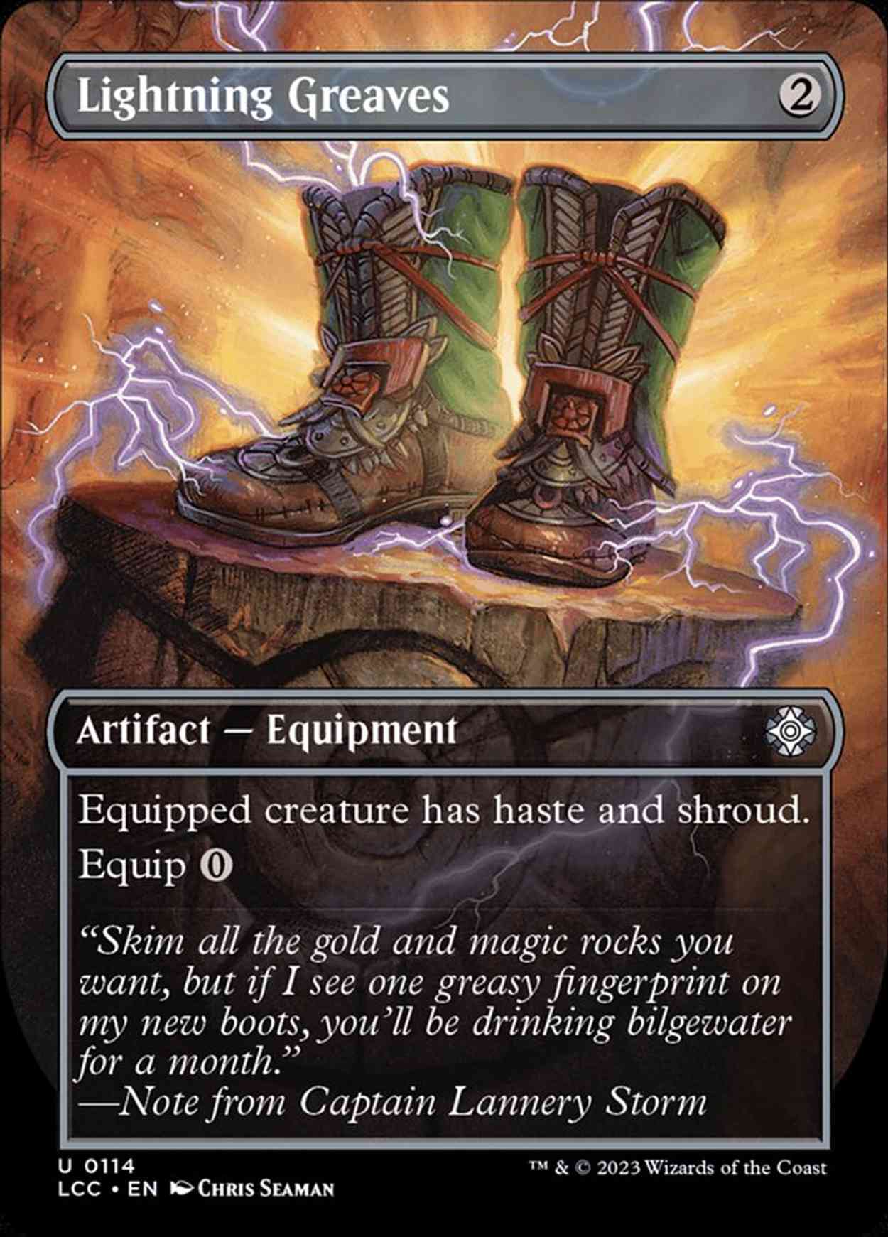 Lightning Greaves (Borderless) magic card front