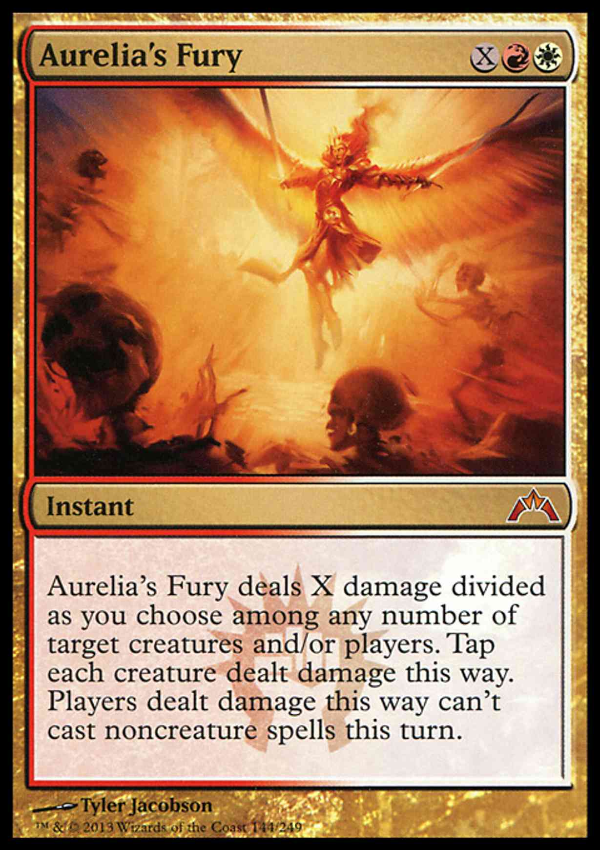 Aurelia's Fury magic card front