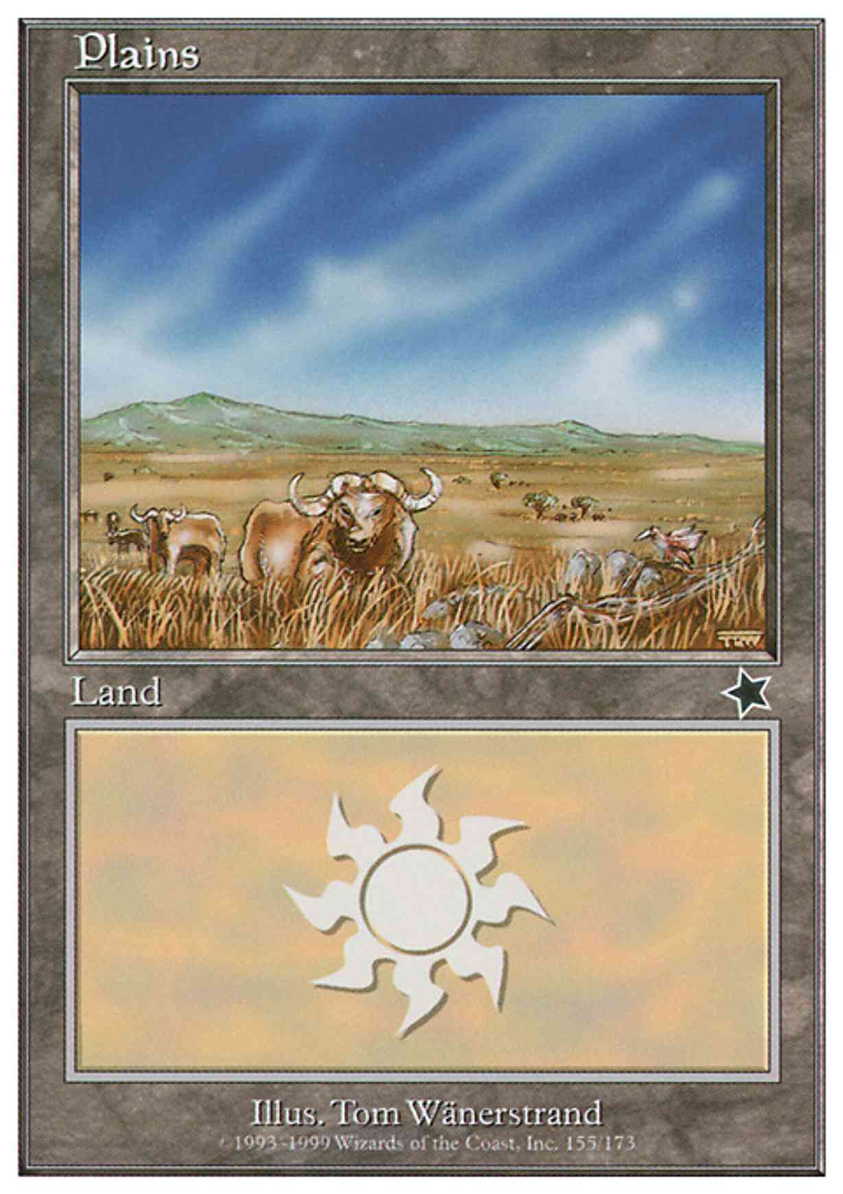 Plains (155)  magic card front
