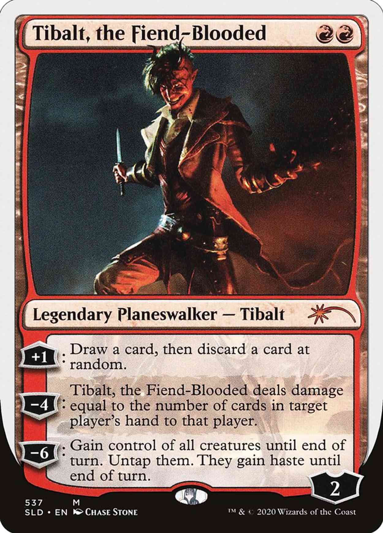 Tibalt, the Fiend-Blooded (WB) magic card front