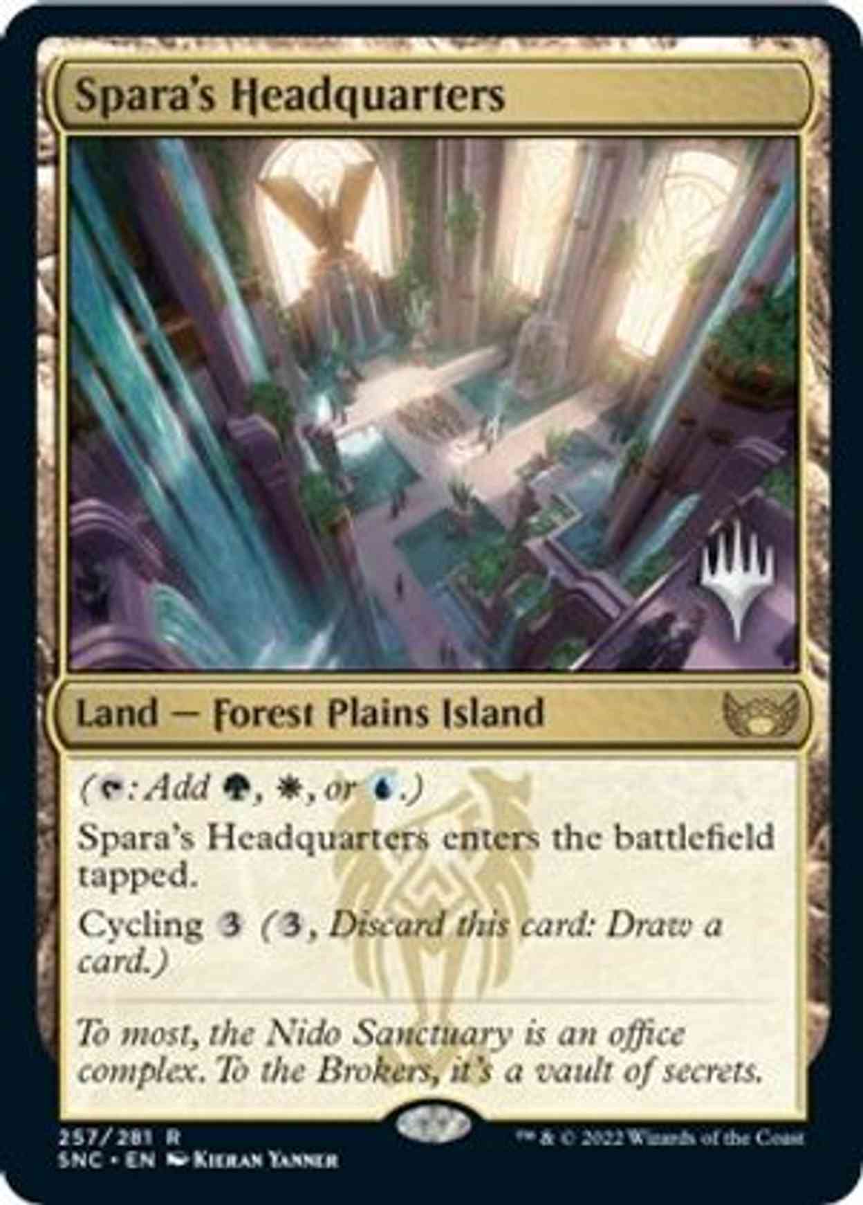 Spara's Headquarters magic card front