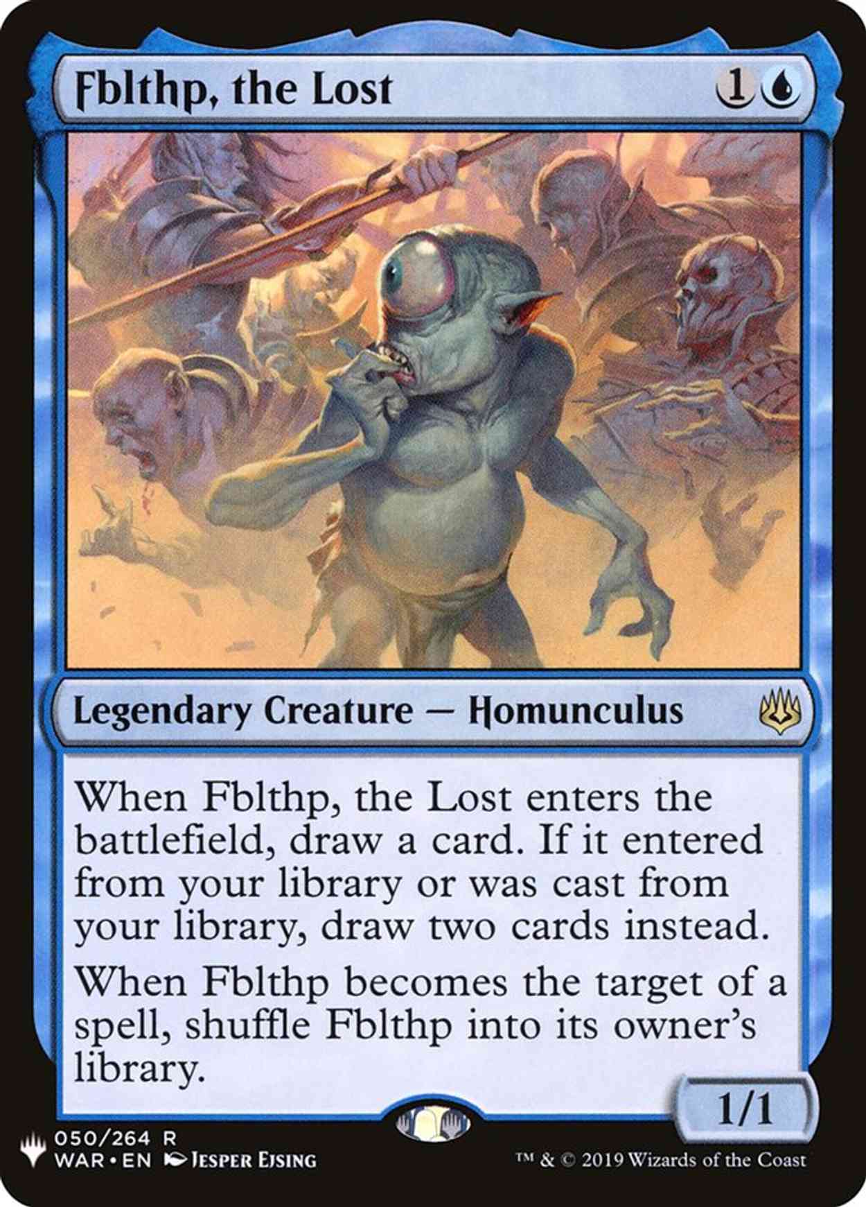 Fblthp, the Lost magic card front