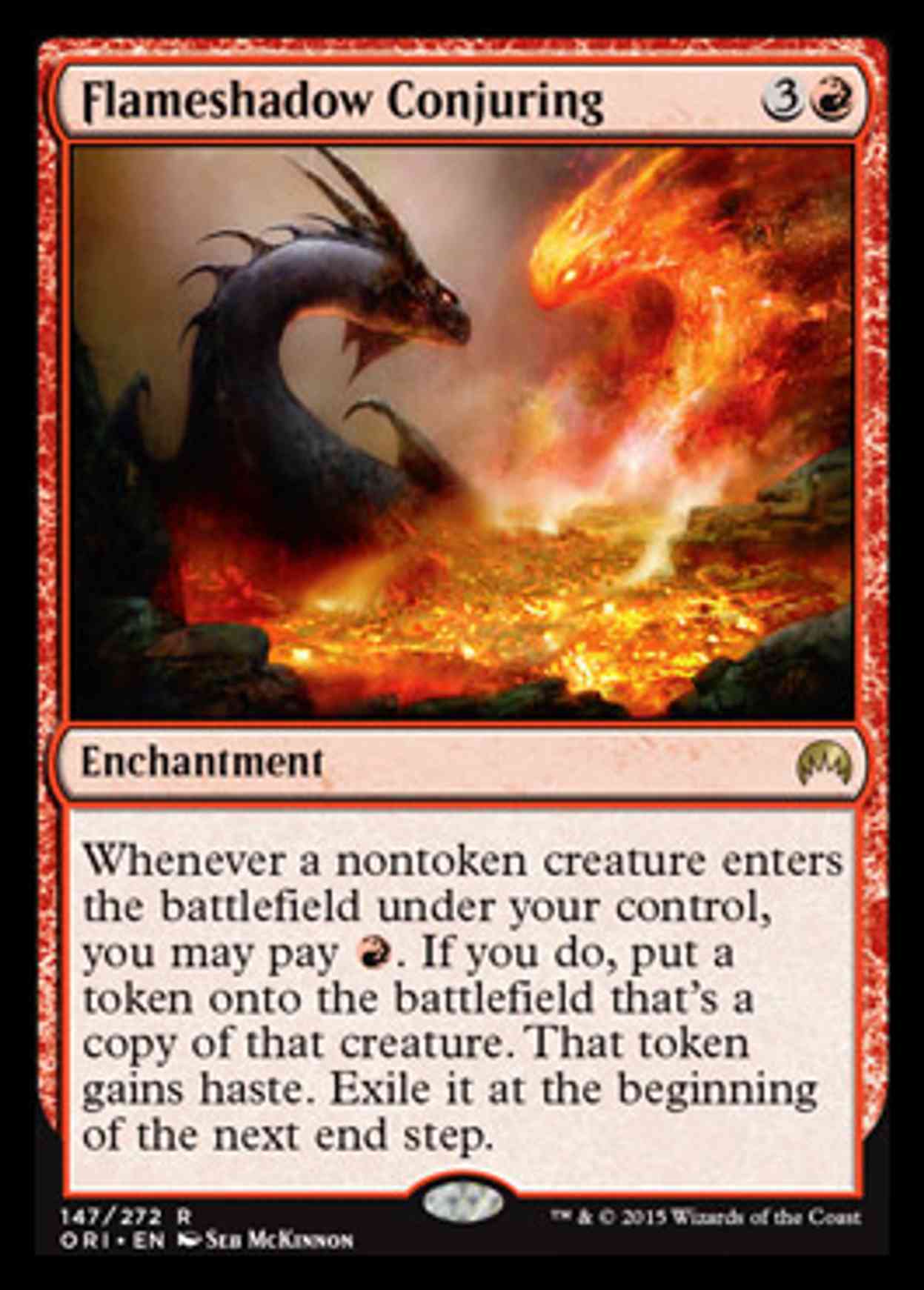 Flameshadow Conjuring magic card front