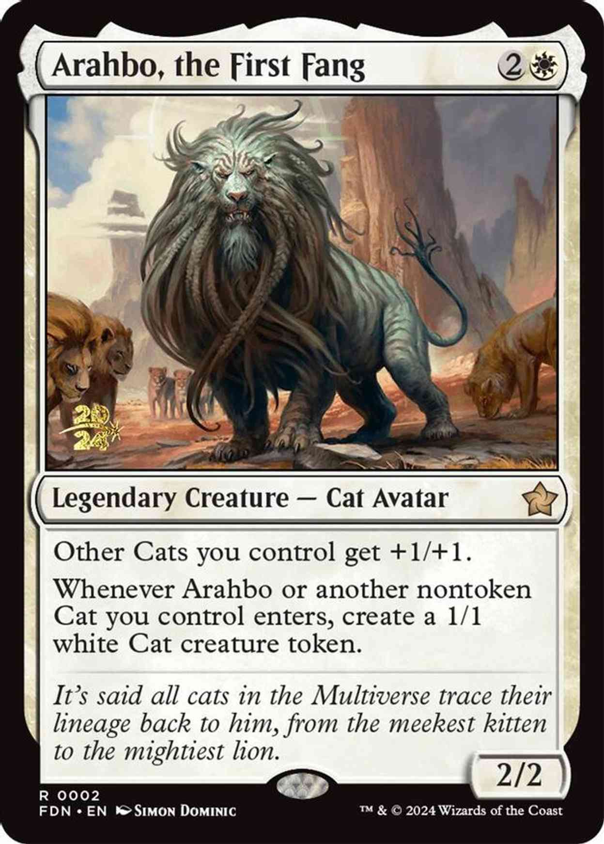 Arahbo, the First Fang magic card front