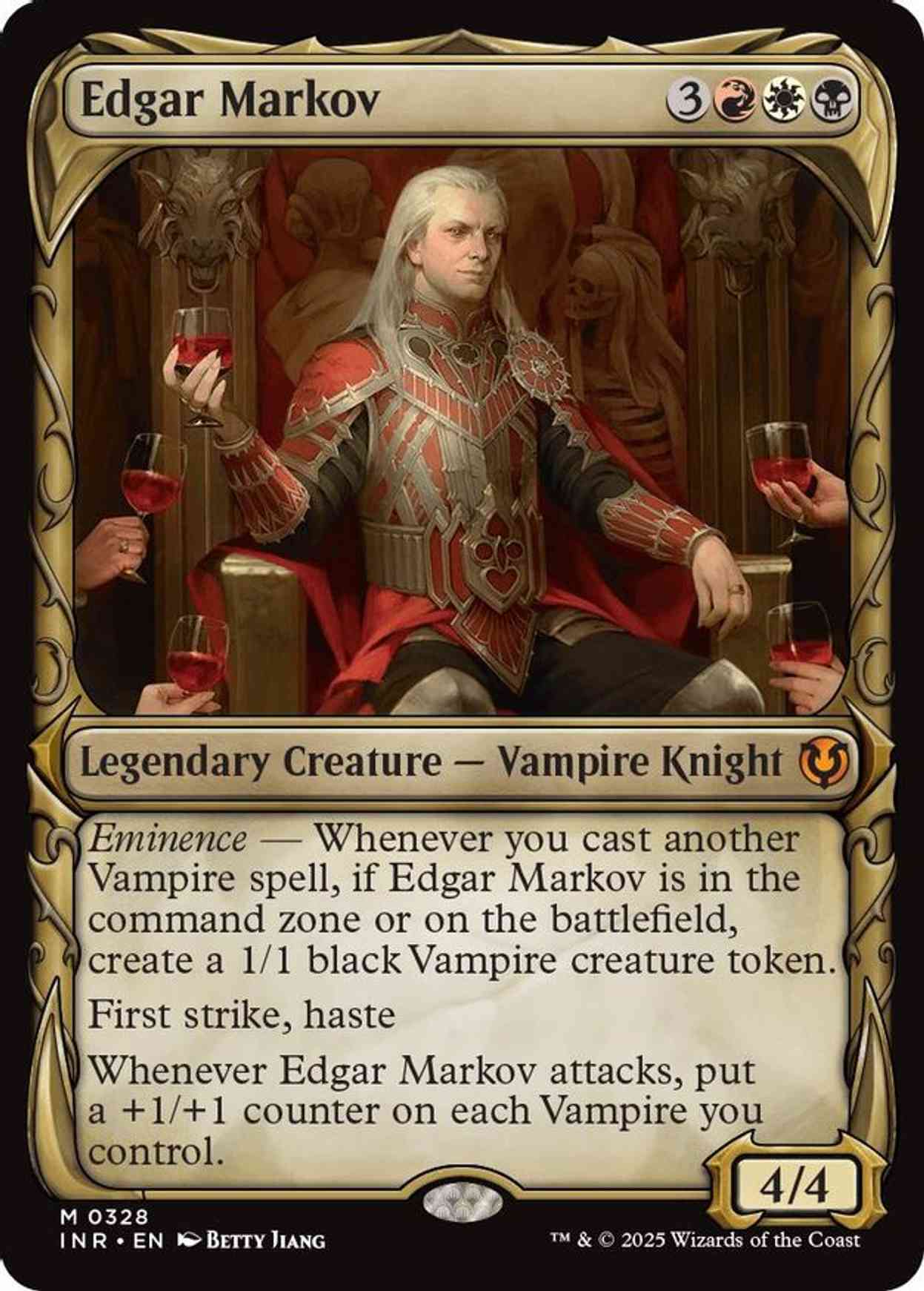 Edgar Markov (Showcase) magic card front