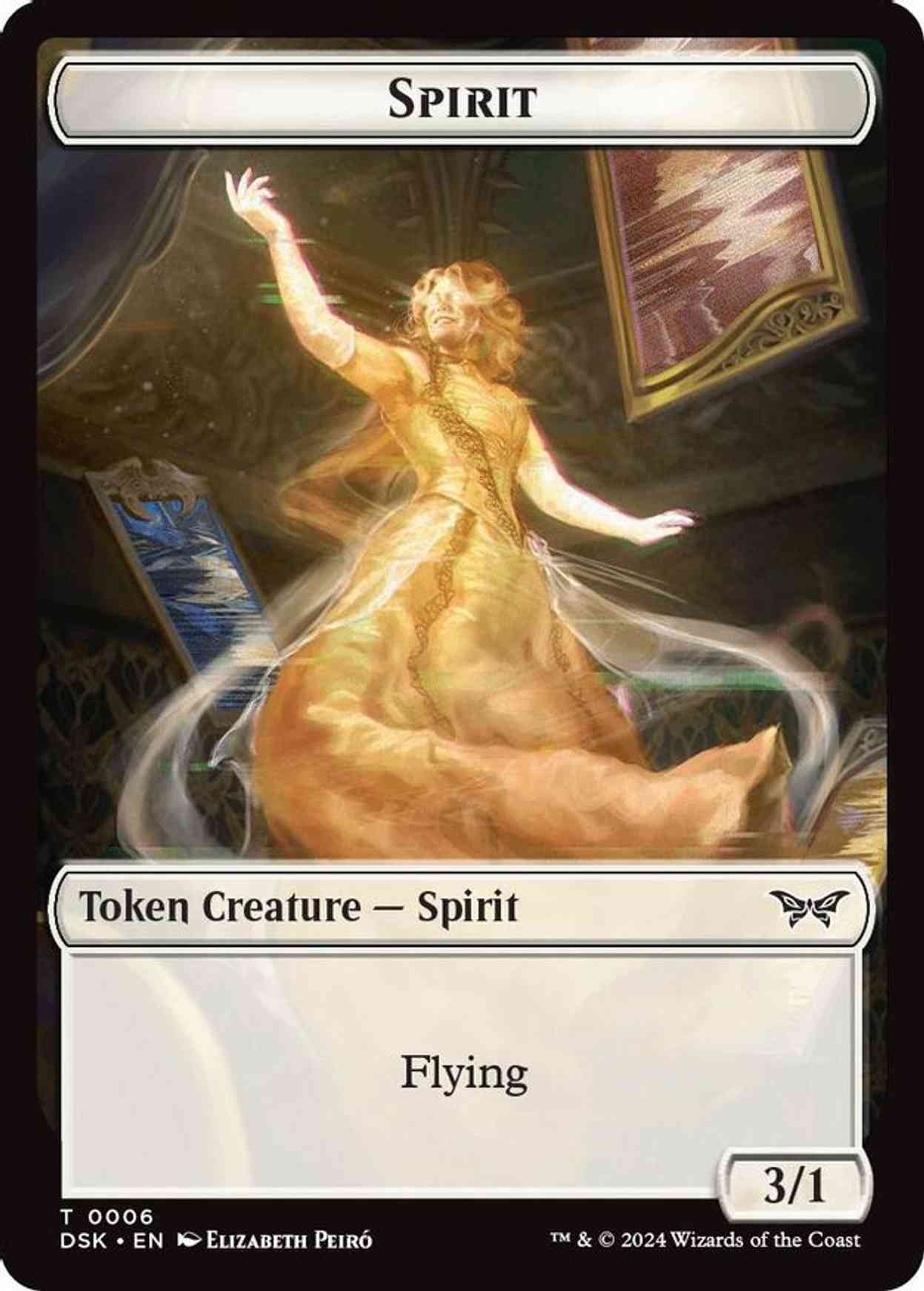 Spirit (0006) // Manifest Double-Sided Token magic card front