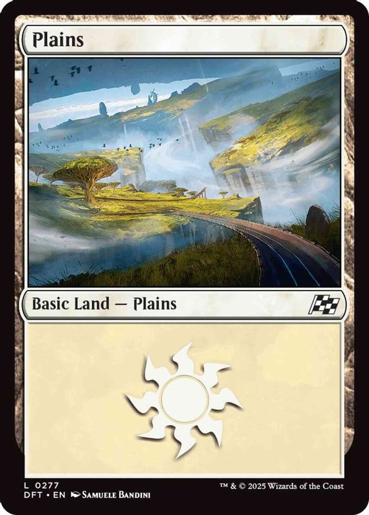 Plains (0277) magic card front