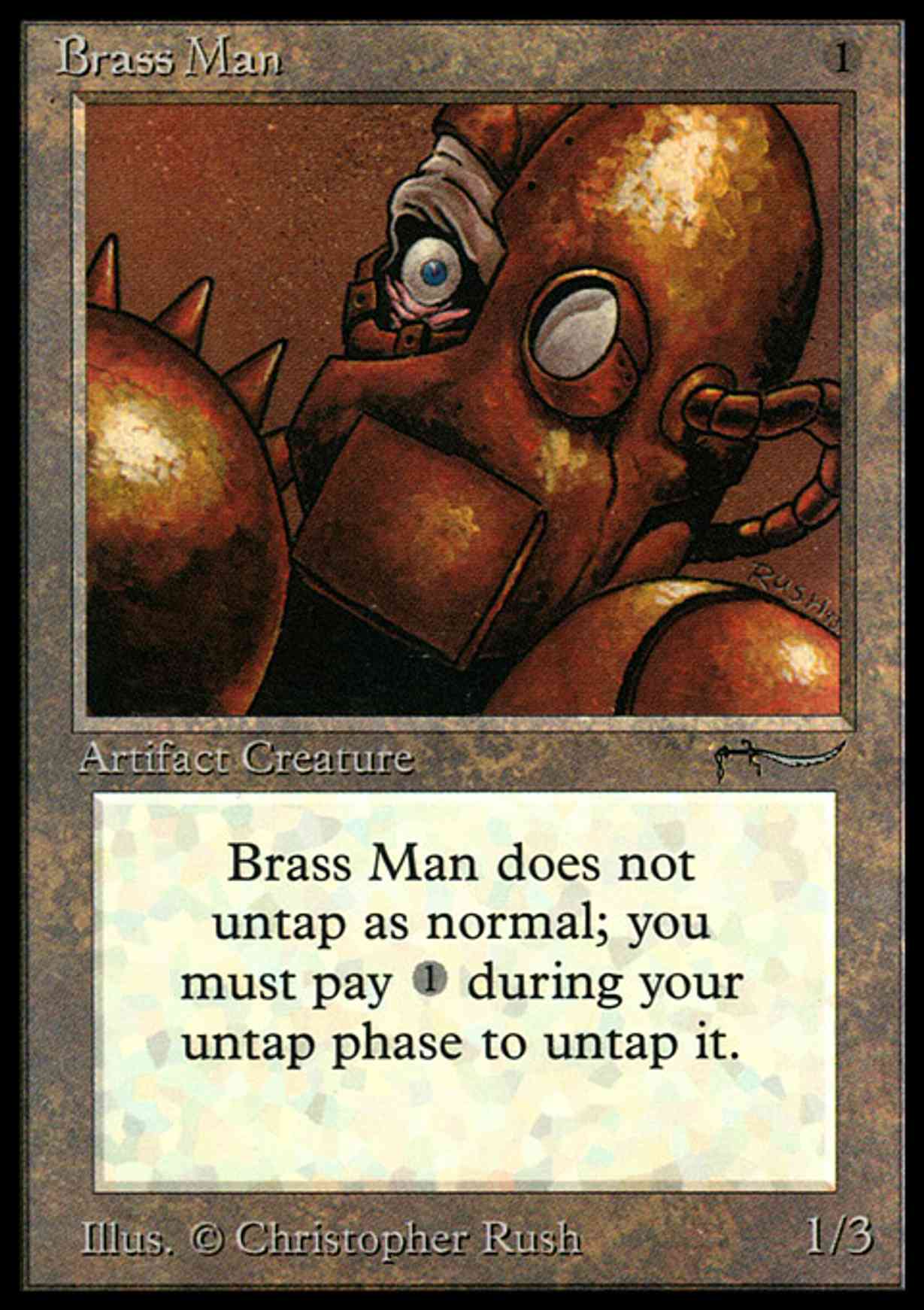 Brass Man magic card front