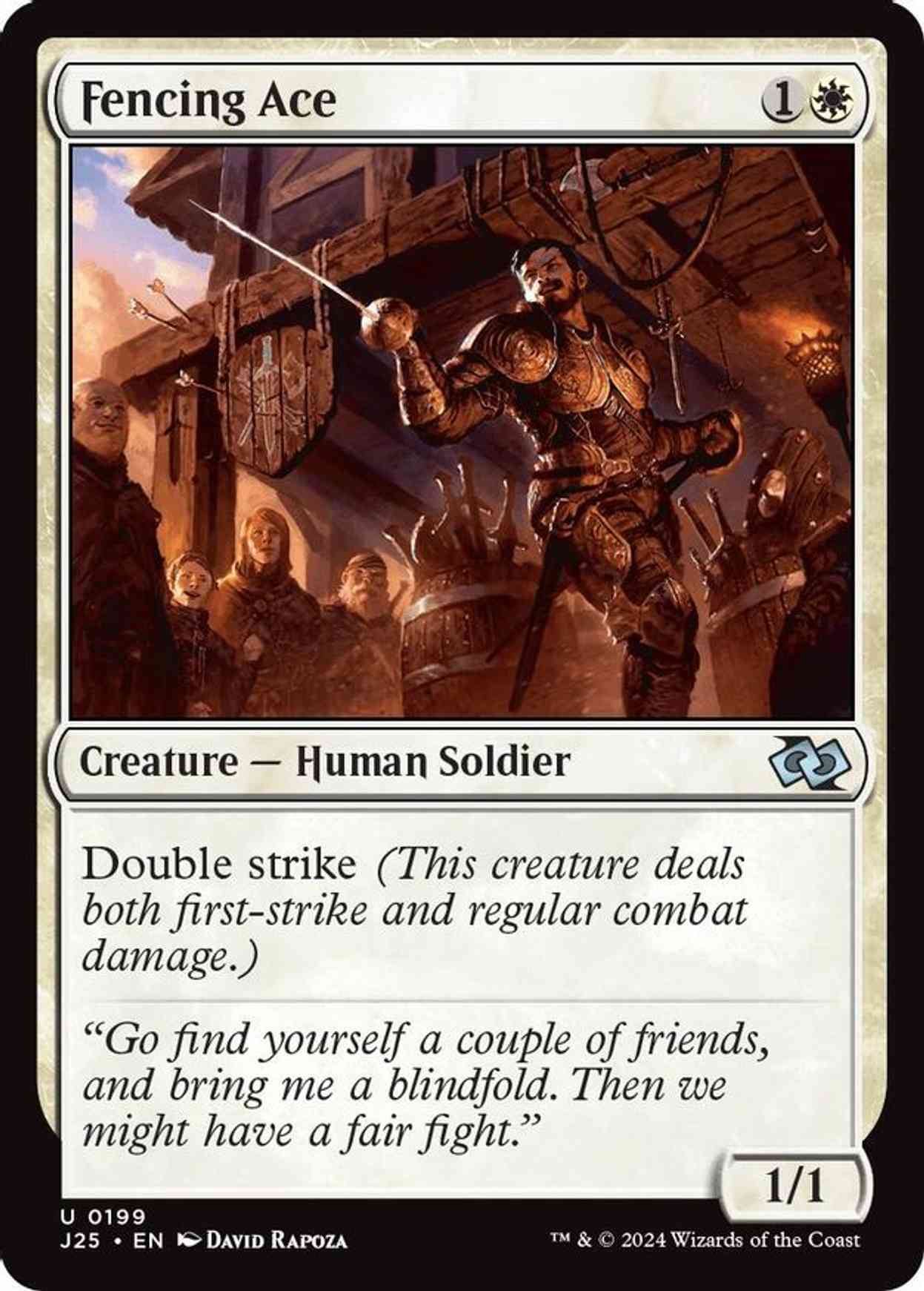 Fencing Ace magic card front