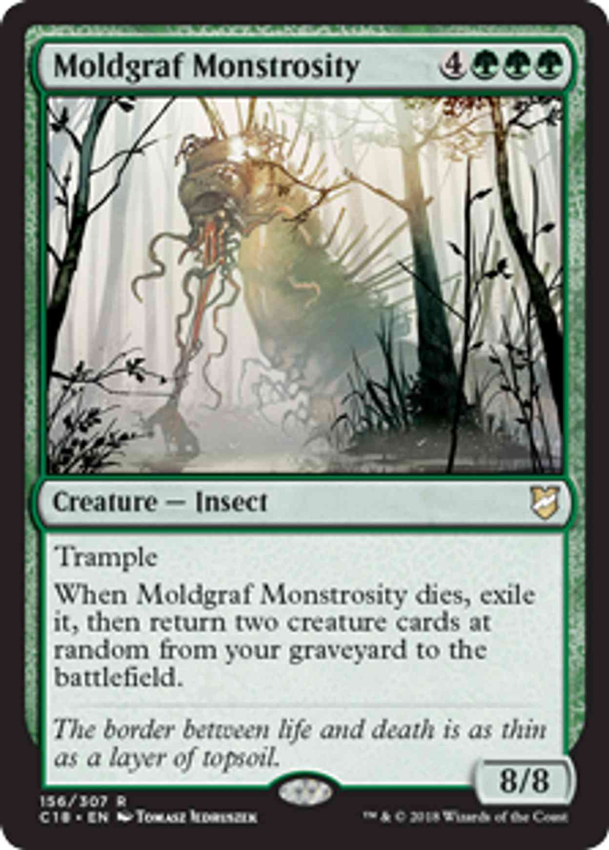 Moldgraf Monstrosity magic card front