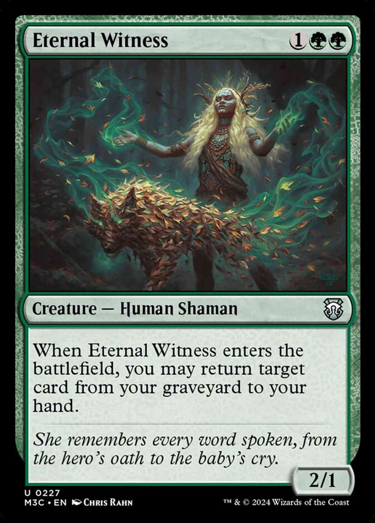 Eternal Witness magic card front