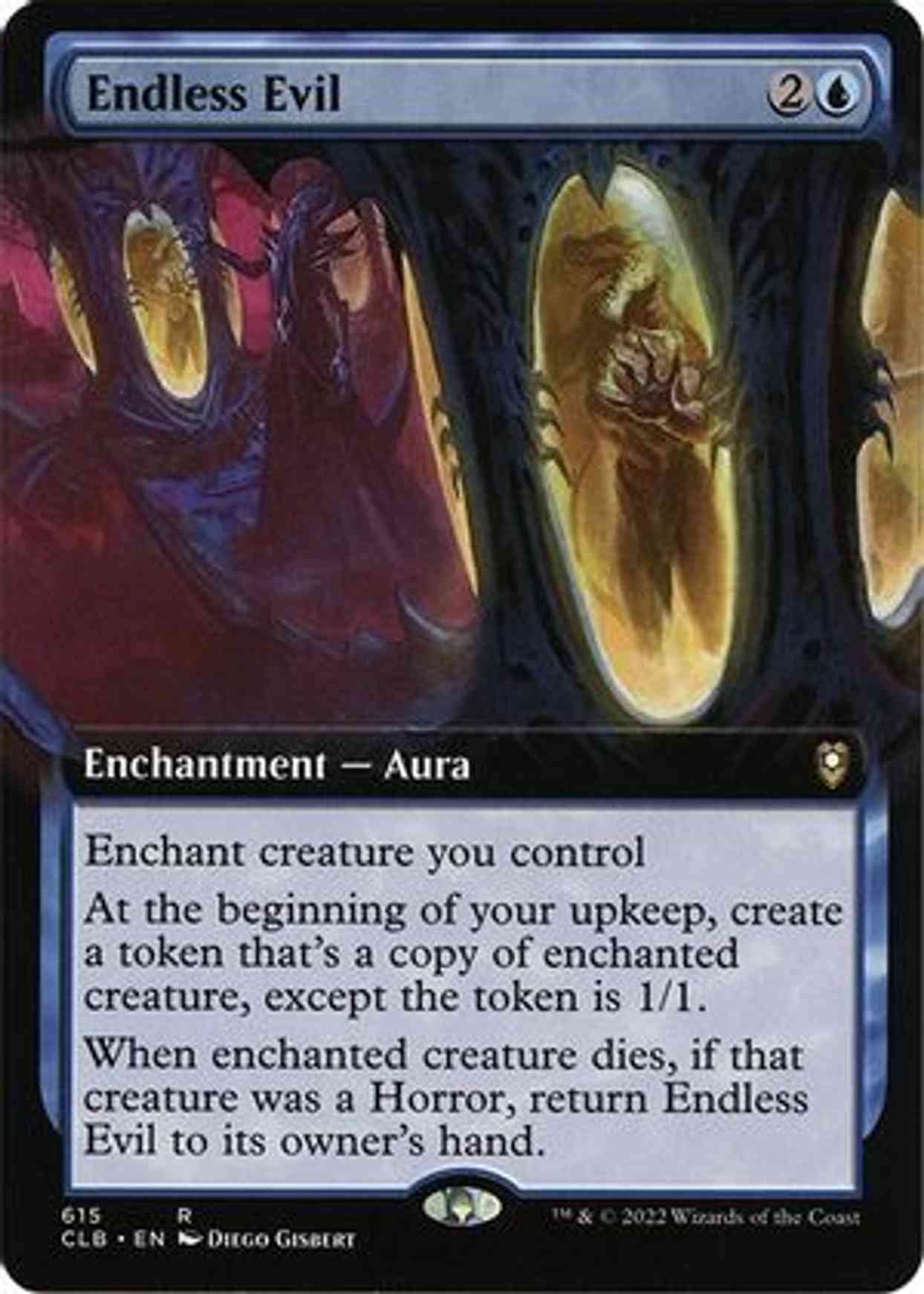 Endless Evil (Extended Art) magic card front