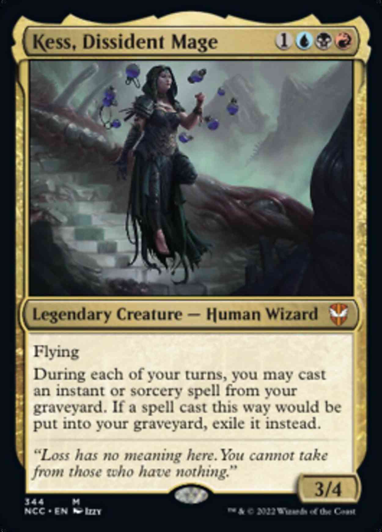 Kess, Dissident Mage magic card front