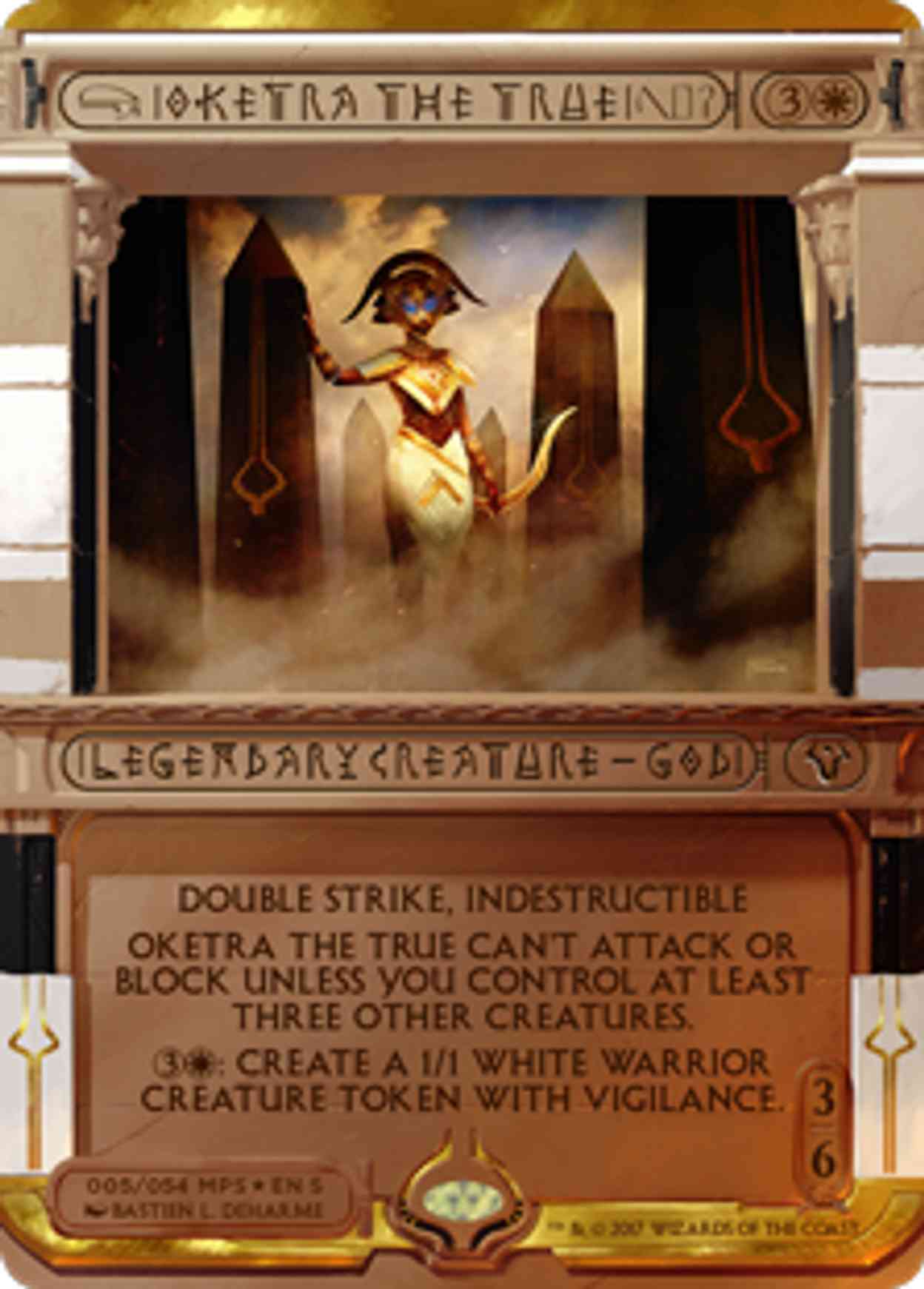 Oketra the True magic card front