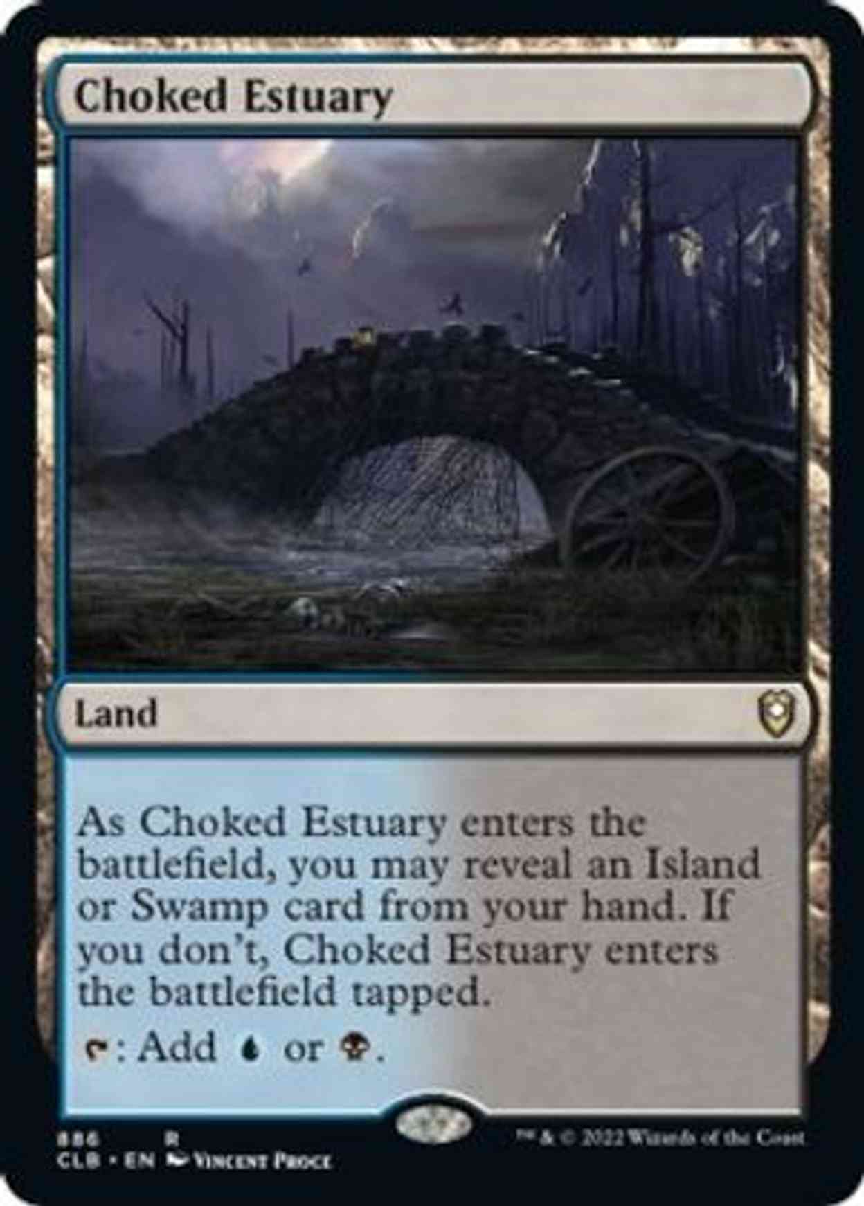 Choked Estuary magic card front