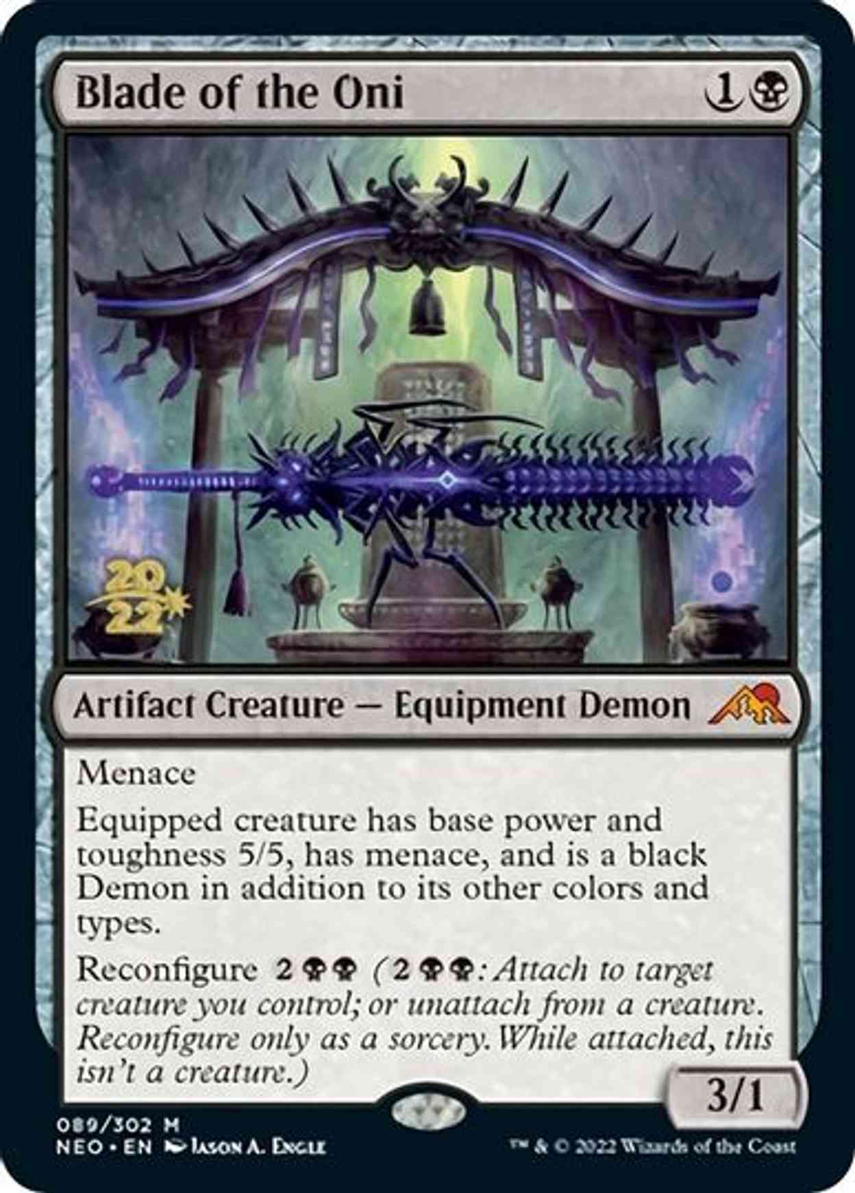 Blade of the Oni magic card front