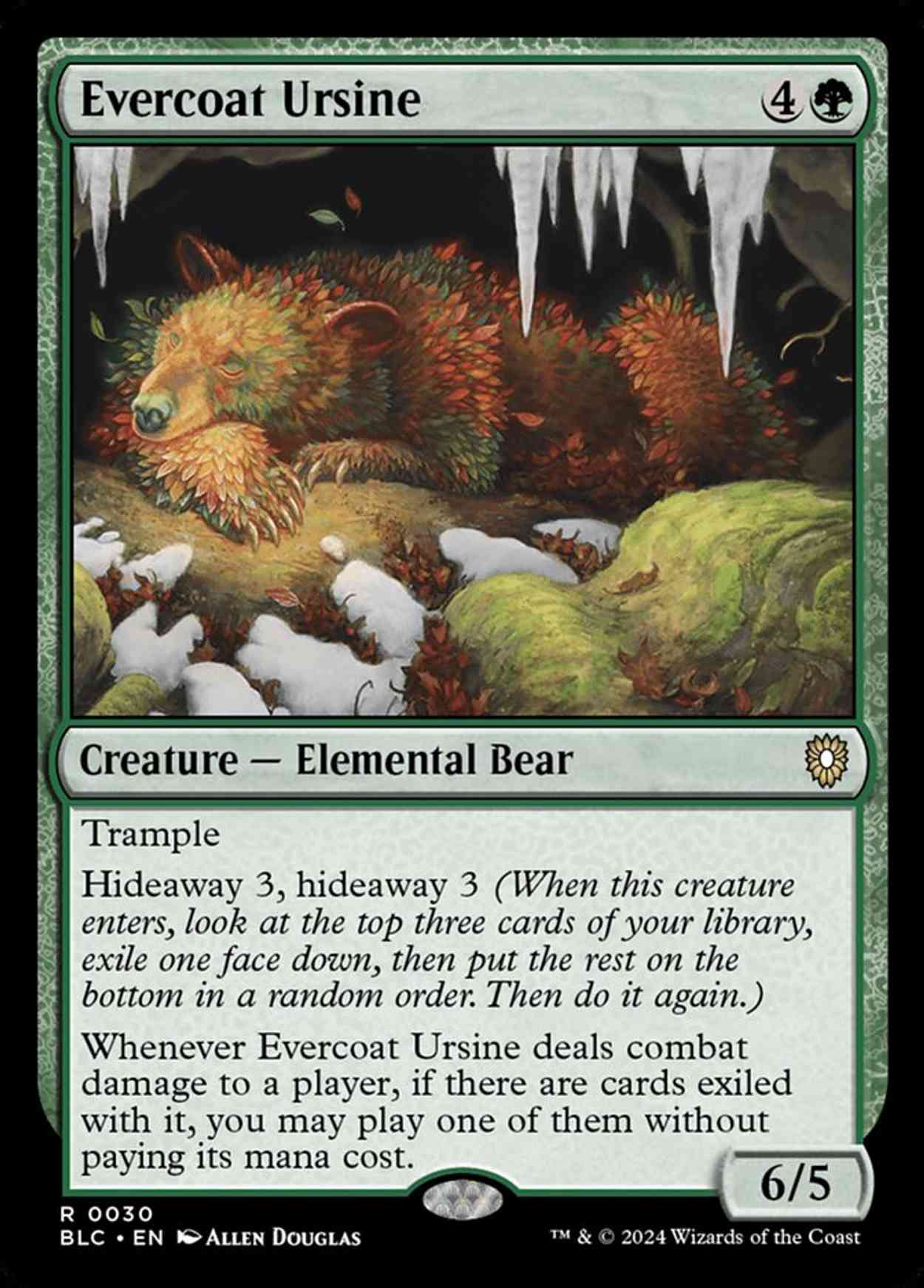 Evercoat Ursine magic card front