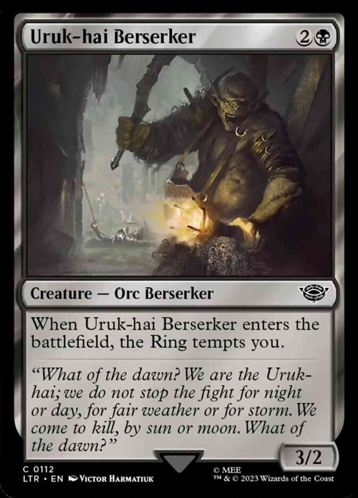 Uruk-hai Berserker magic card front