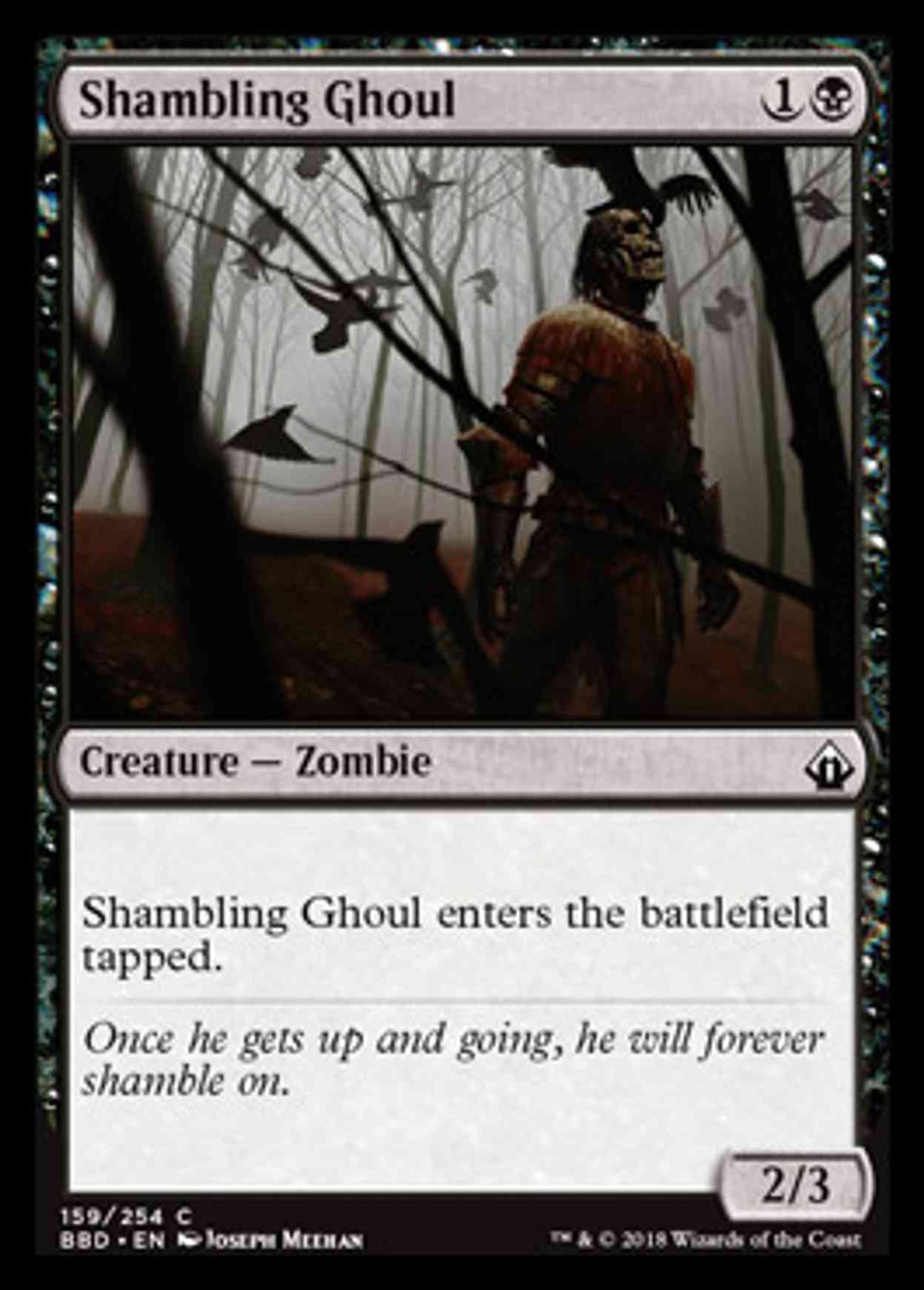 Shambling Ghoul magic card front