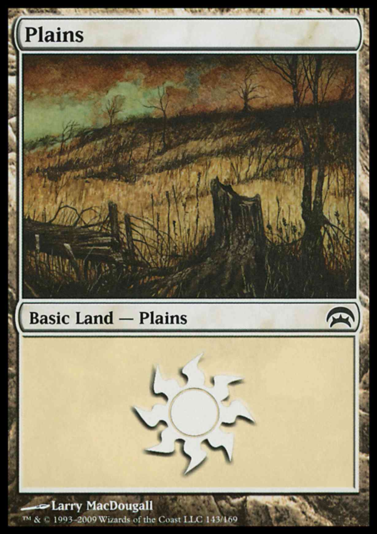 Plains (143) magic card front