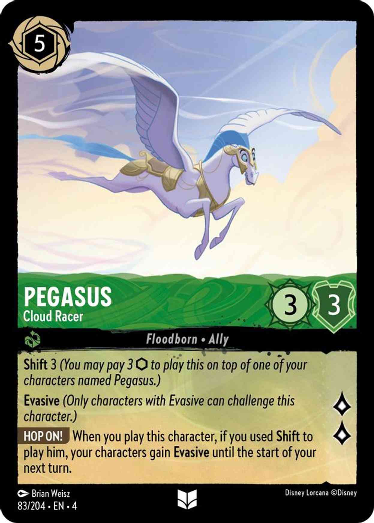 Pegasus - Cloud Racer magic card front