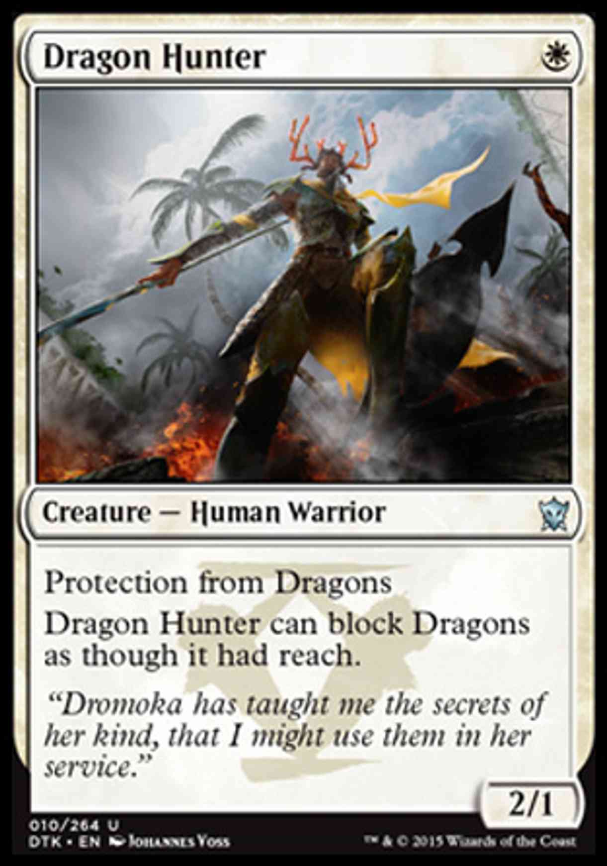 Dragon Hunter magic card front