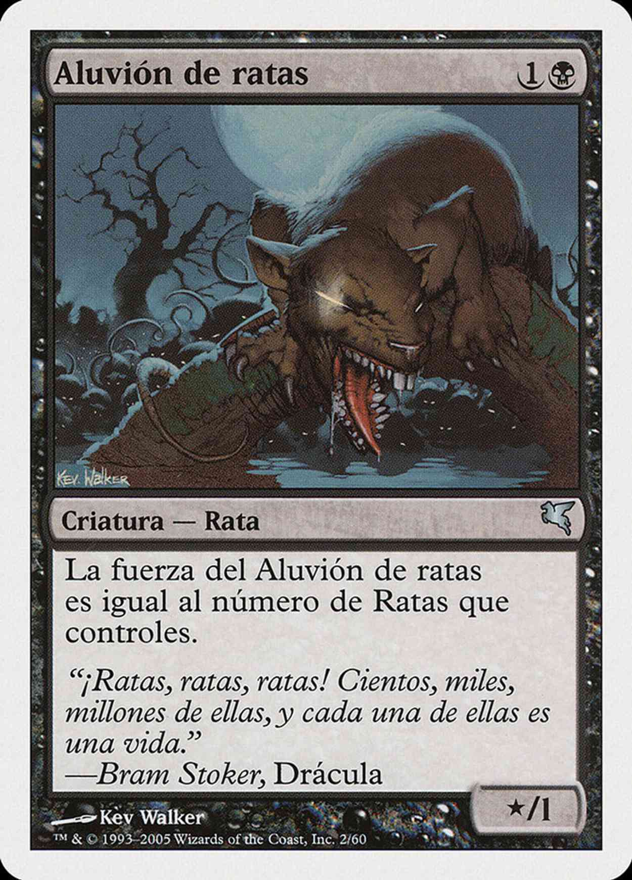 Swarm of Rats (Retro Frame) magic card front