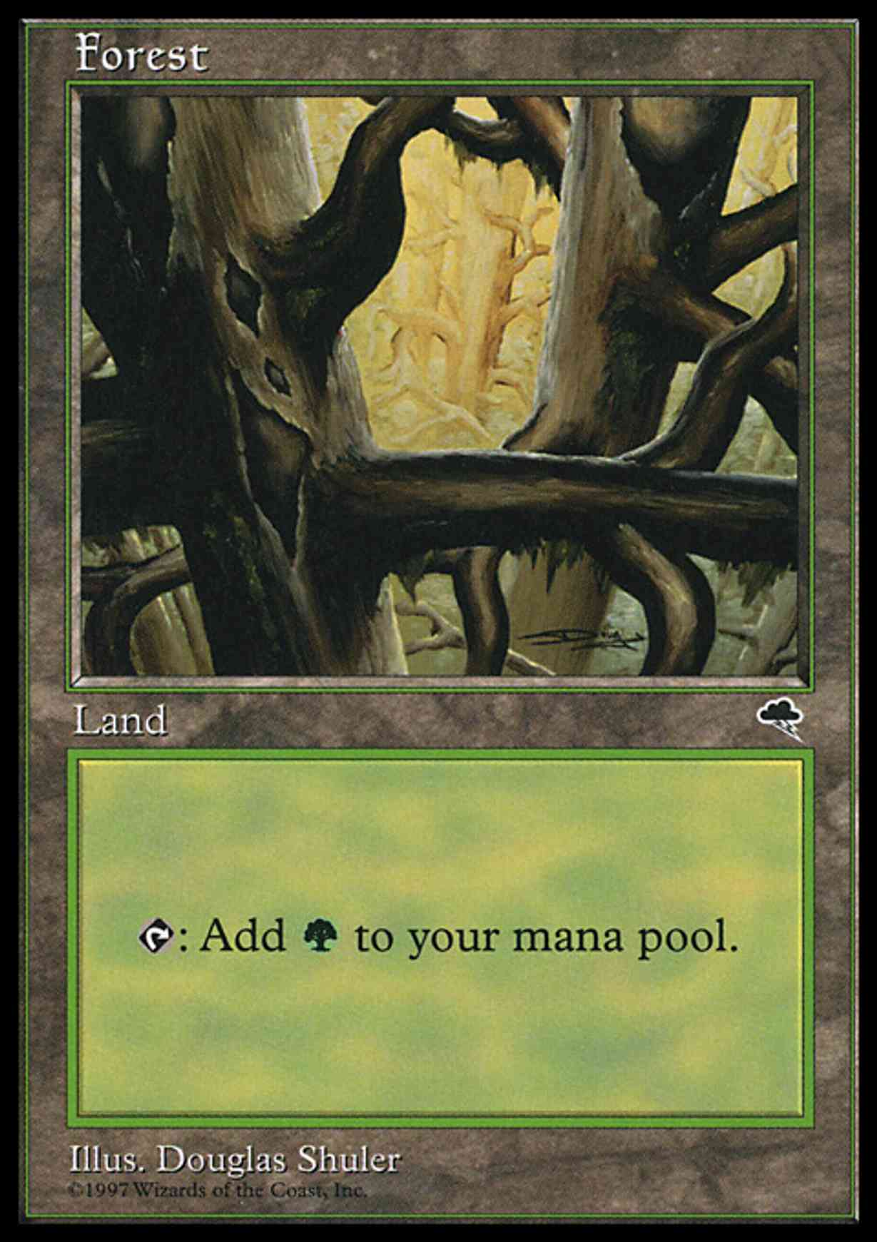 Forest (Ledge) magic card front