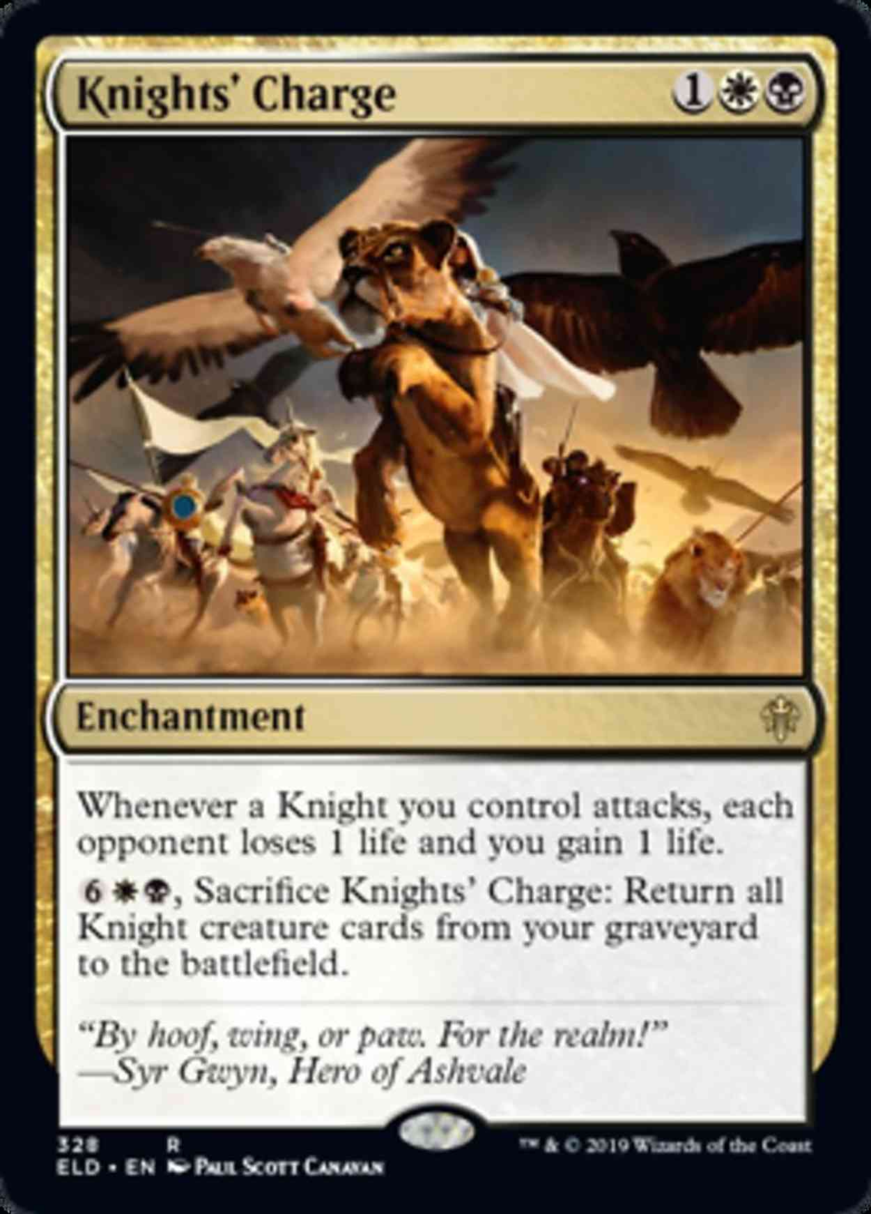 Knights' Charge magic card front
