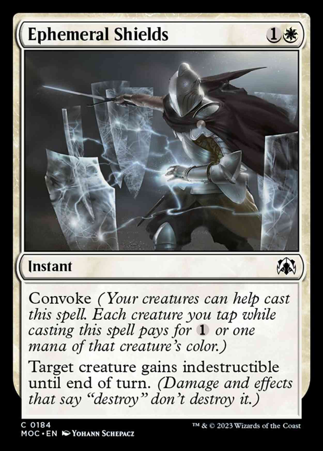 Ephemeral Shields magic card front