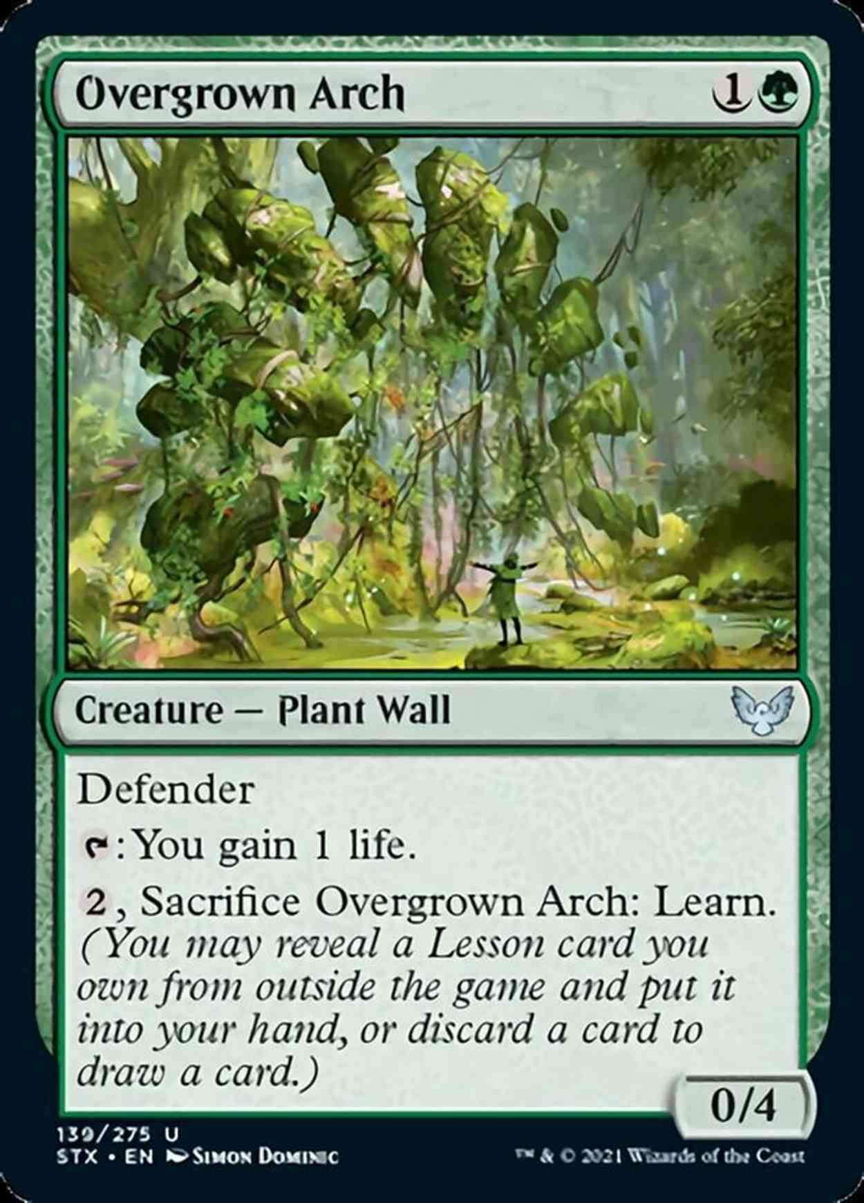 Overgrown Arch magic card front