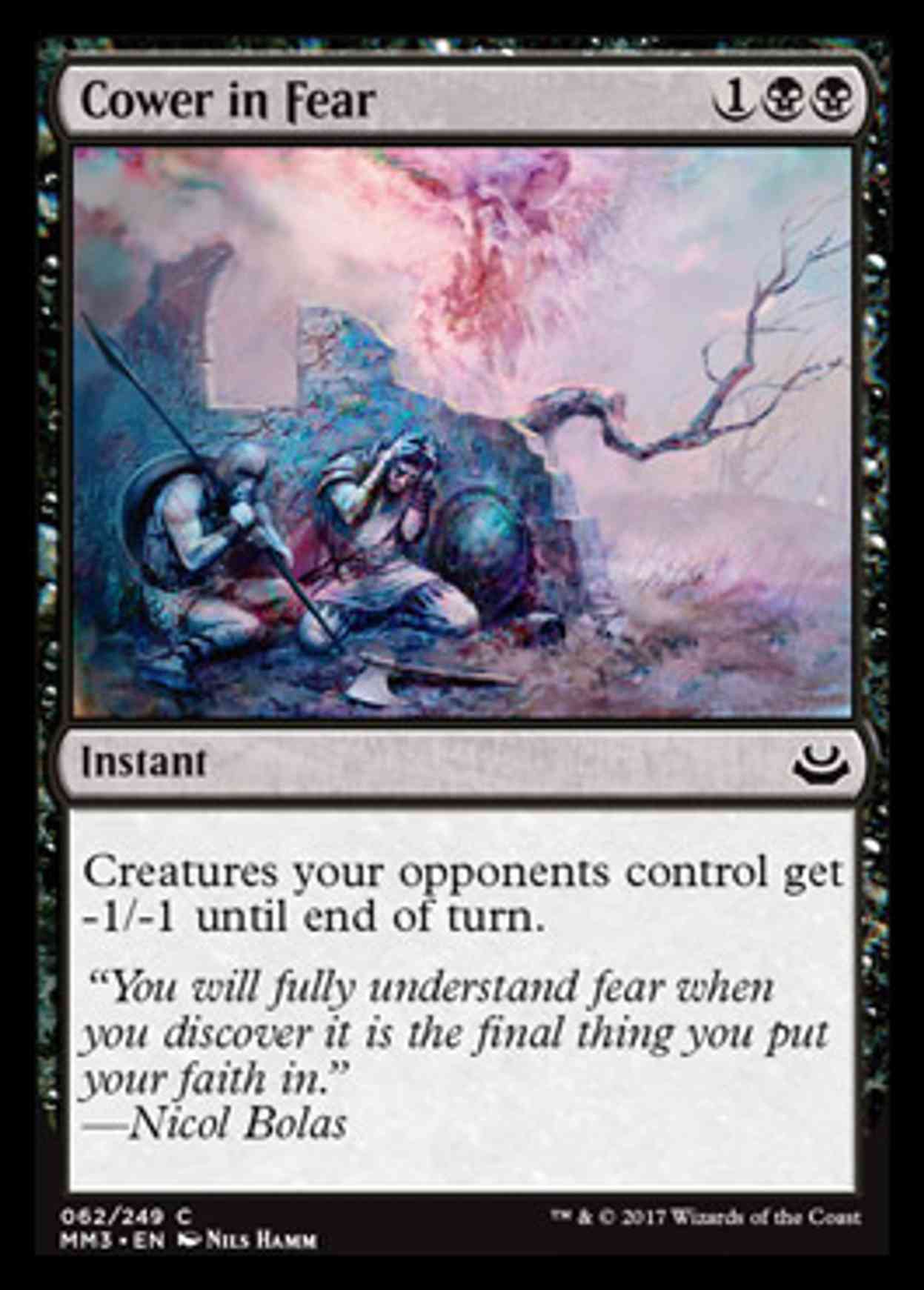 Cower in Fear magic card front