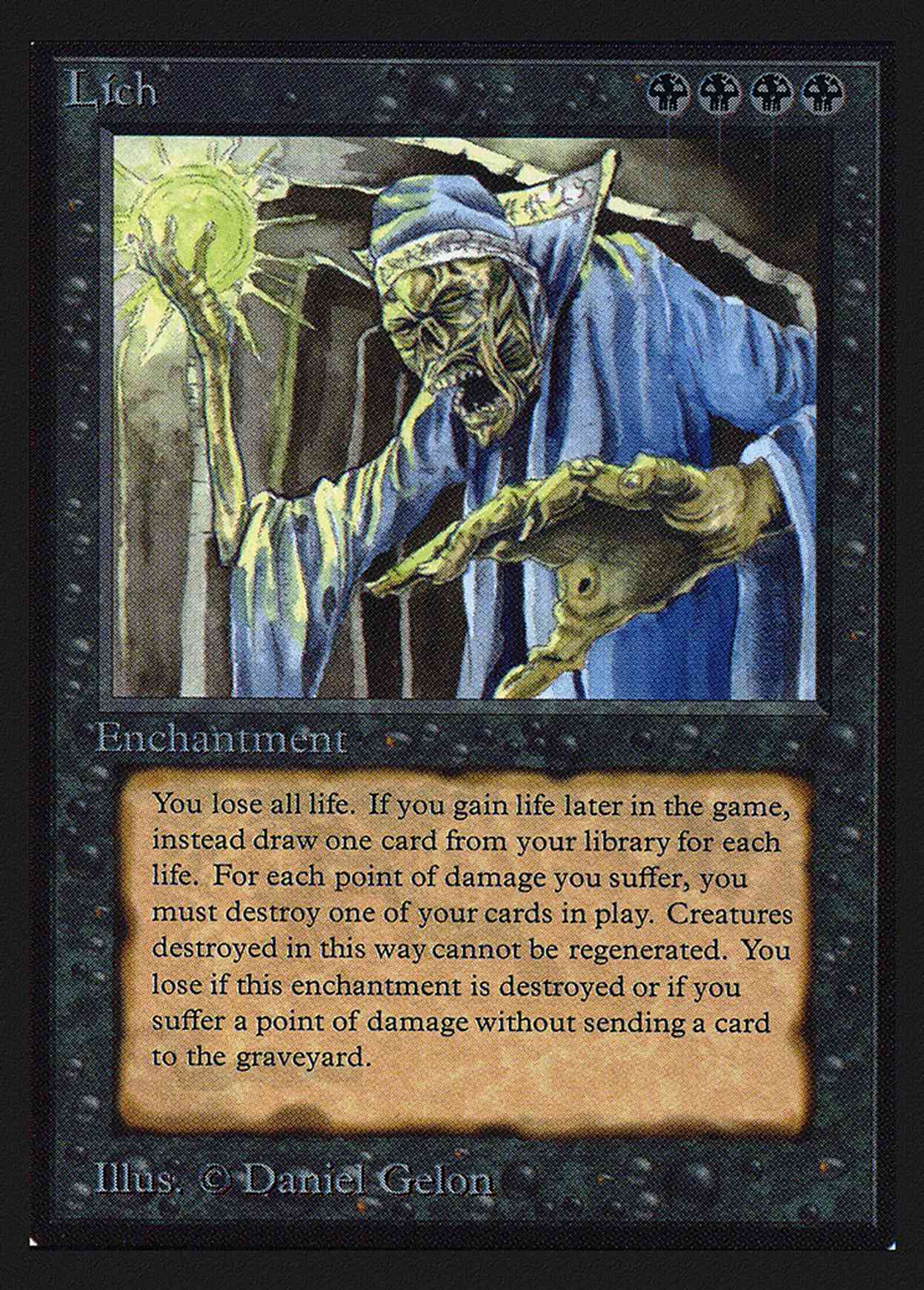 Lich (CE) magic card front