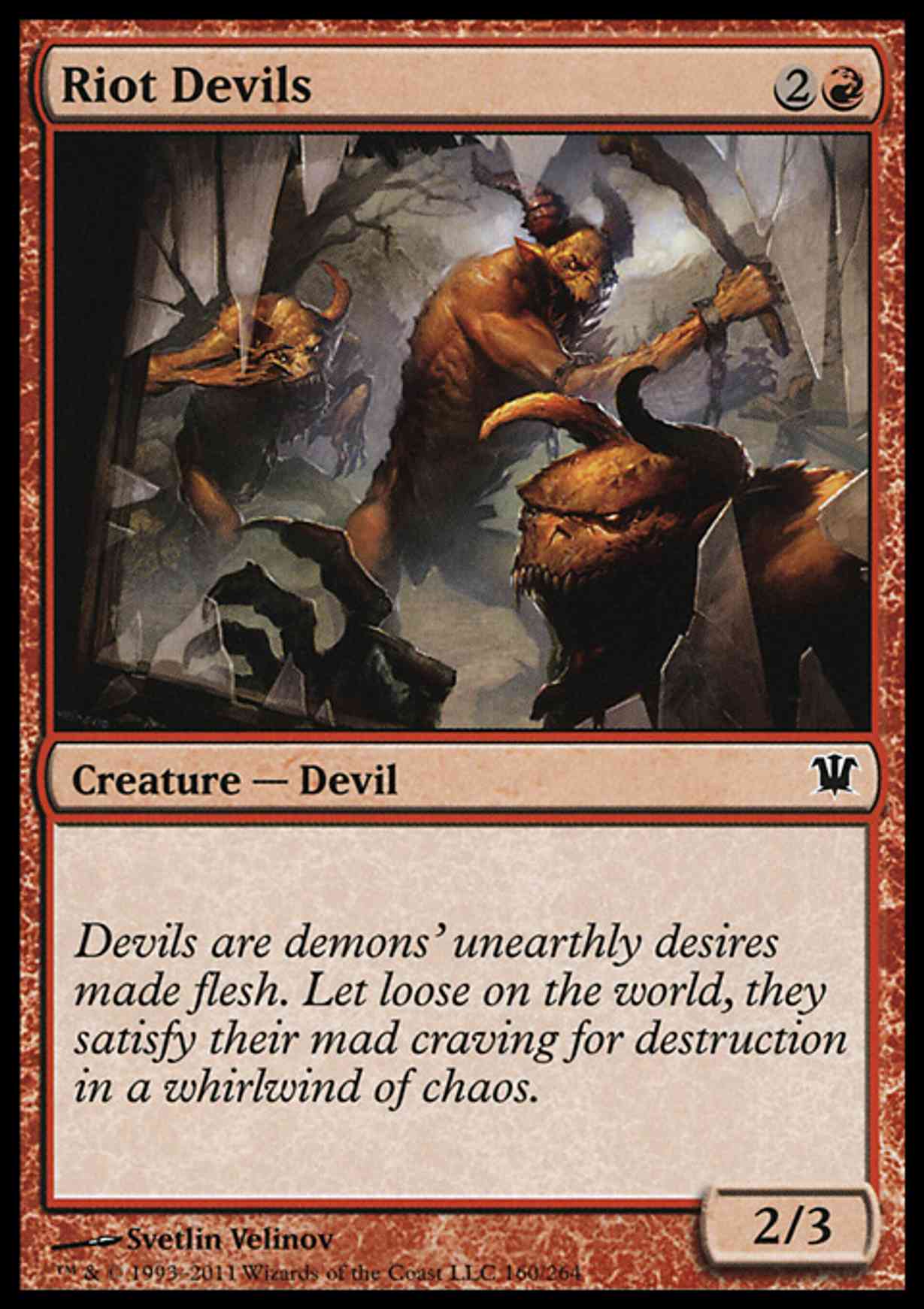 Riot Devils magic card front