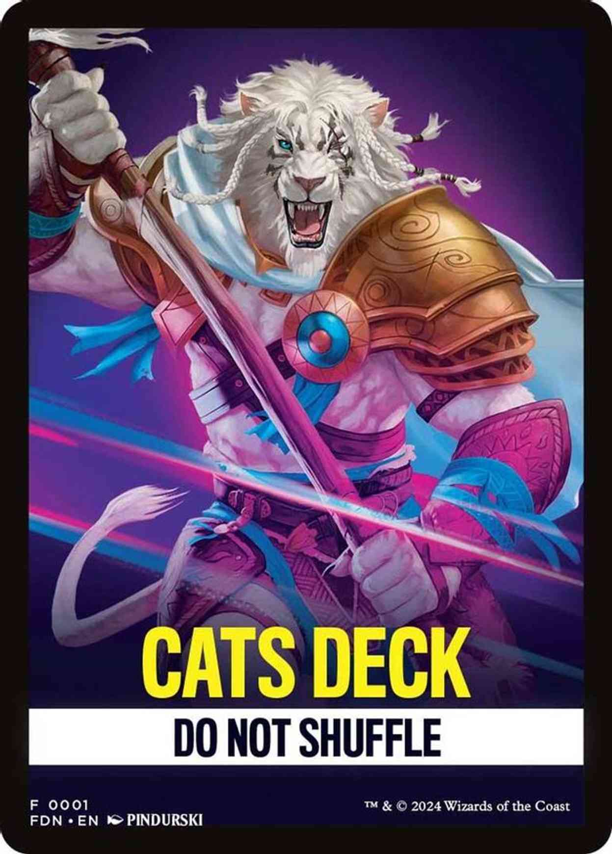 Cats Deck Theme Card magic card front