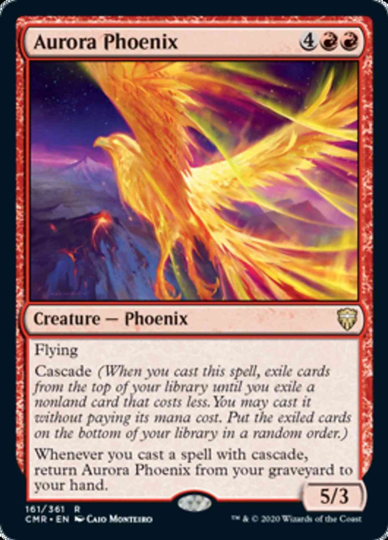 Aurora Phoenix magic card front