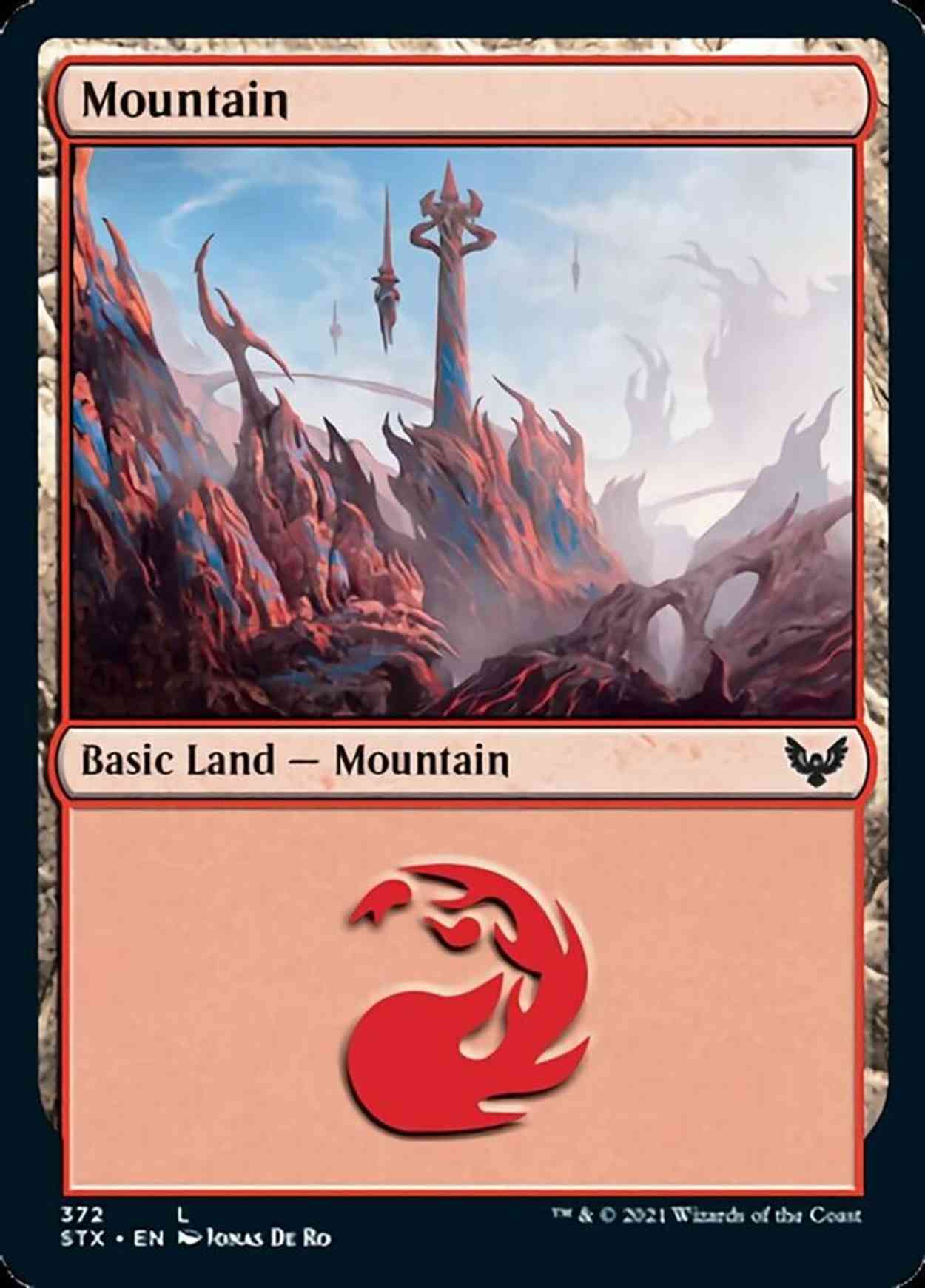 Mountain (372) magic card front