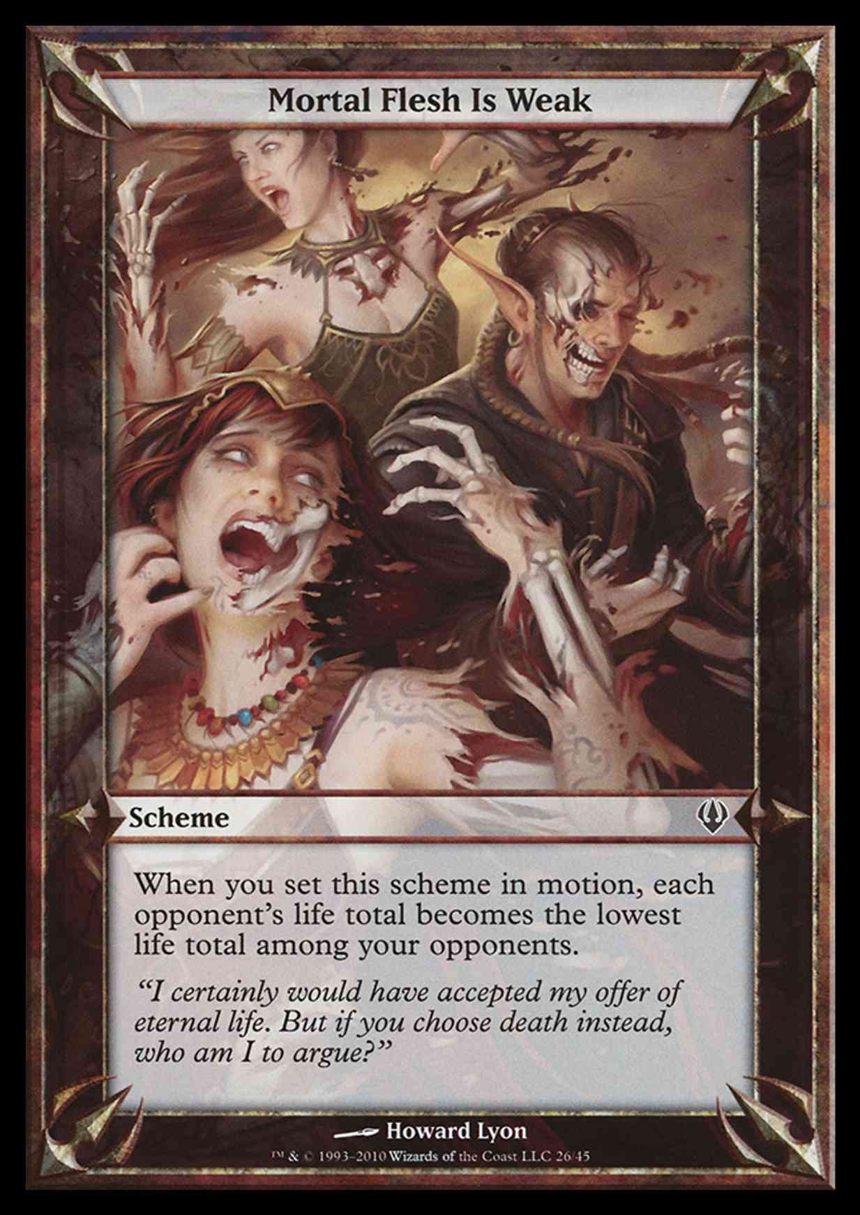 Mortal Flesh Is Weak (Archenemy) magic card front