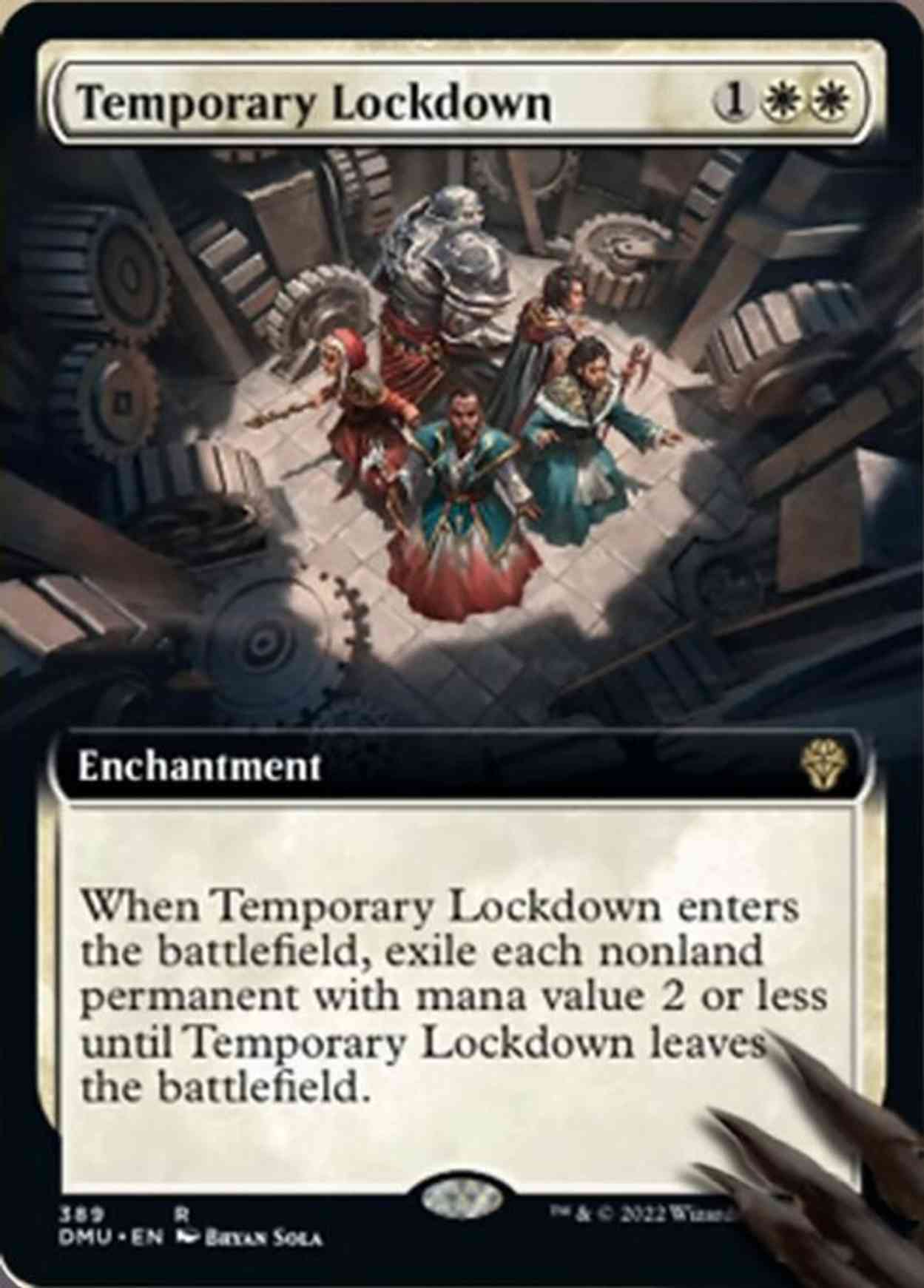 Temporary Lockdown (Extended Art) magic card front