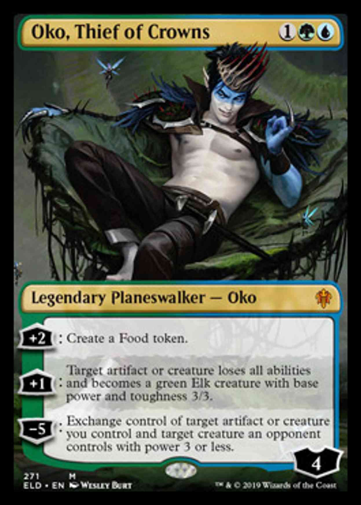 Oko, Thief of Crowns (Borderless) magic card front