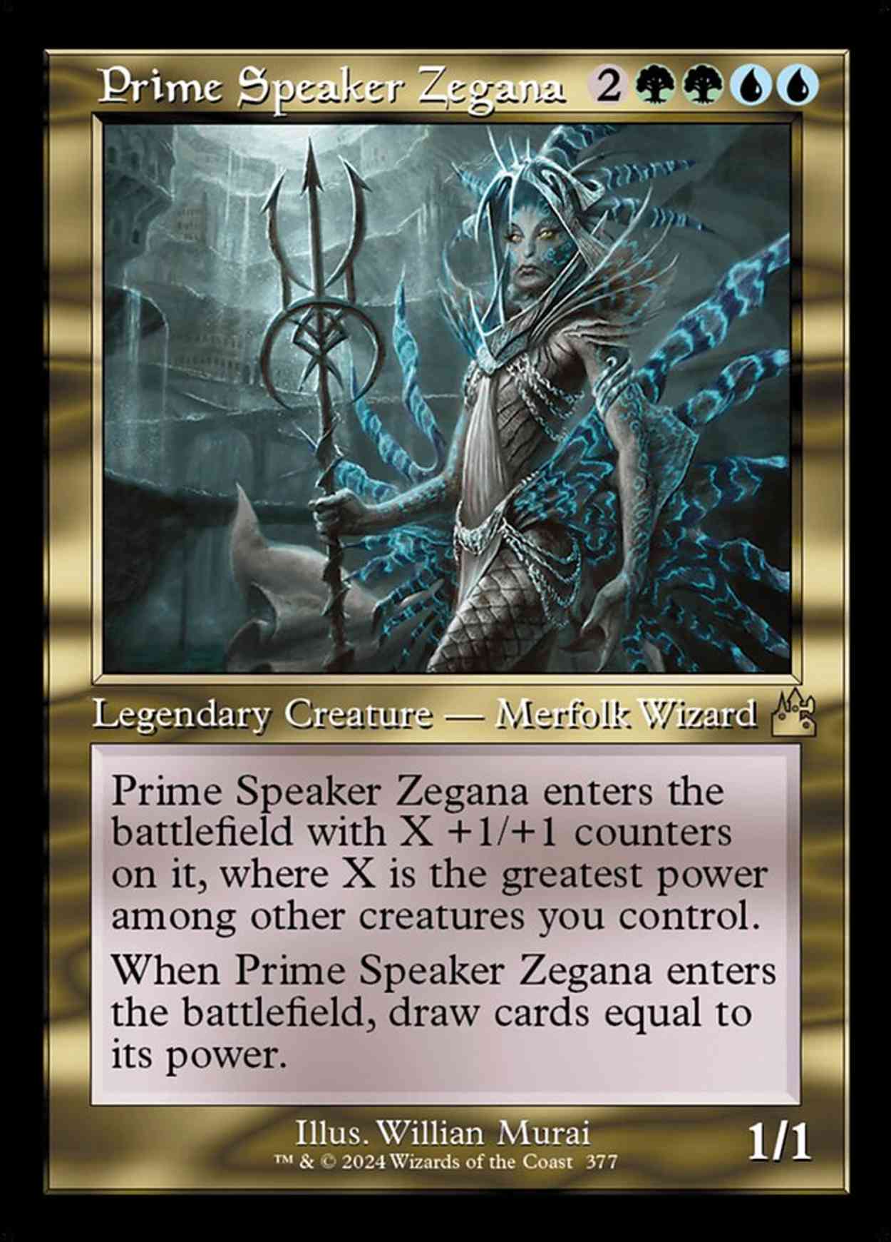 Prime Speaker Zegana (Retro Frame) magic card front