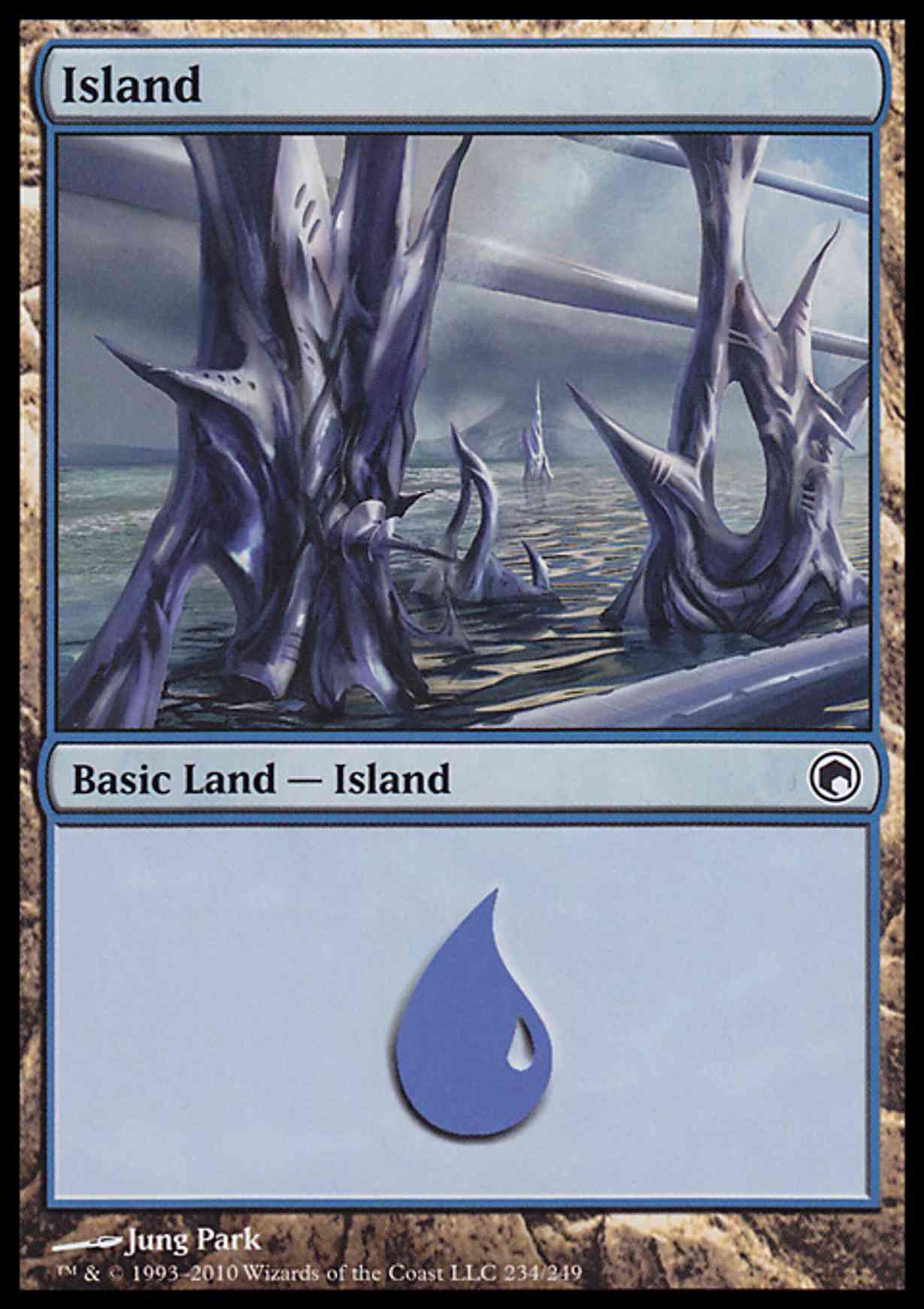 Island (234) magic card front