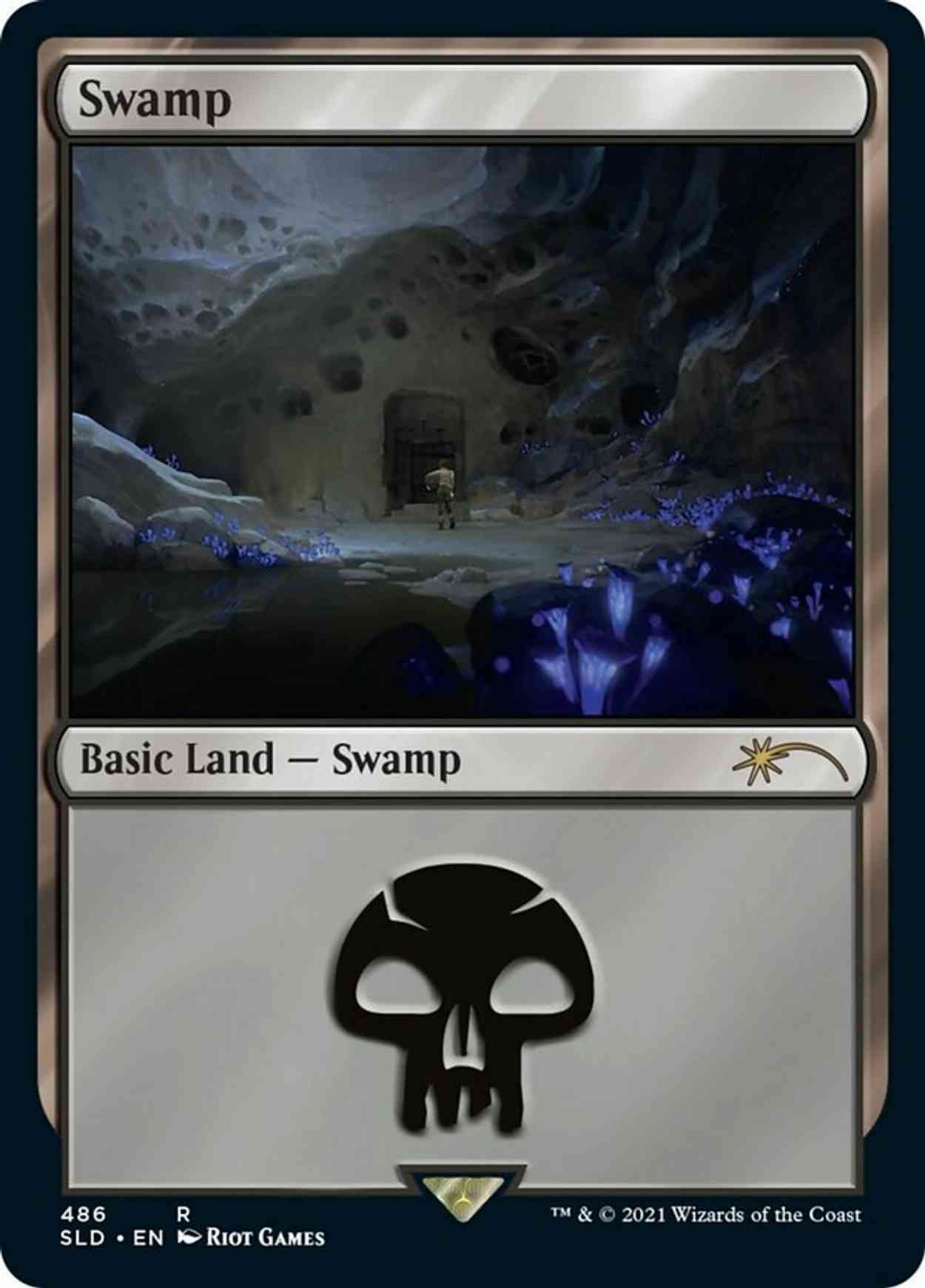 Swamp (Secret Lair x Arcane: Lands) magic card front