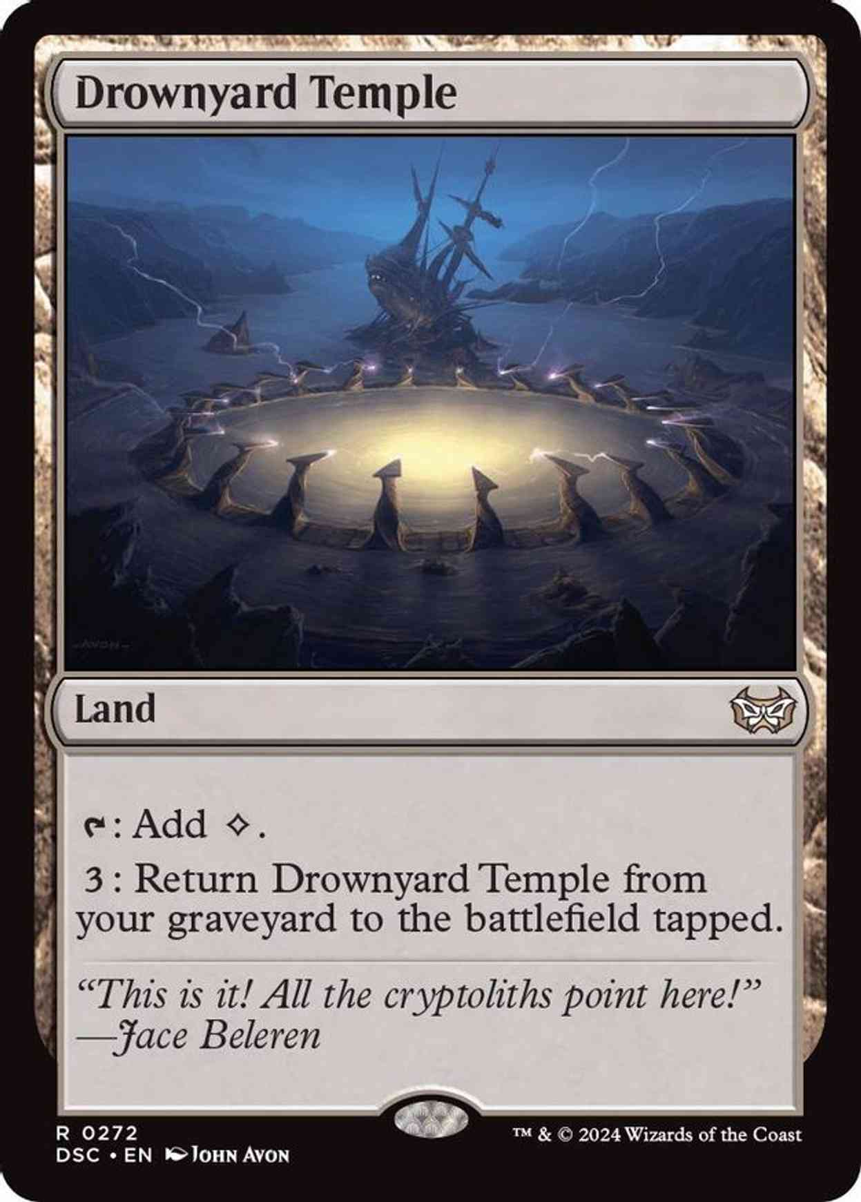 Drownyard Temple magic card front