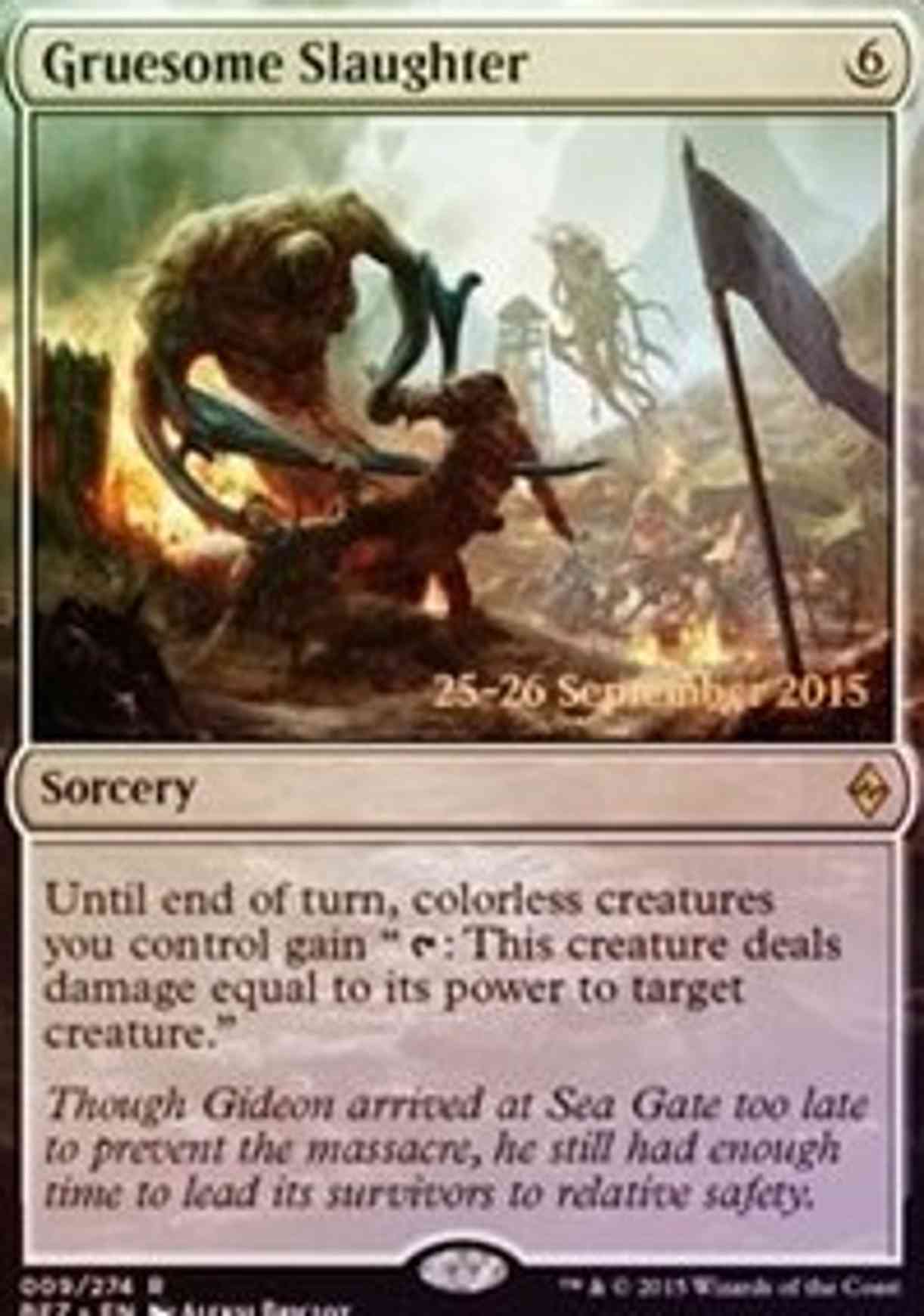Gruesome Slaughter magic card front
