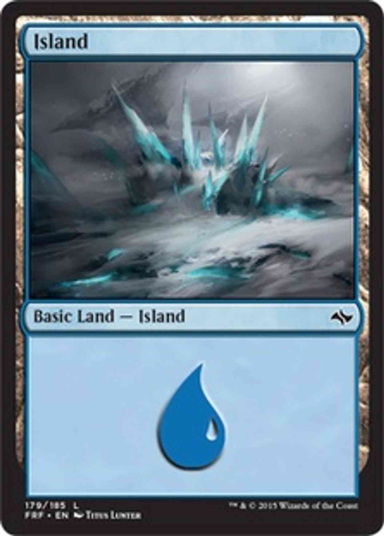 Island (179) magic card front
