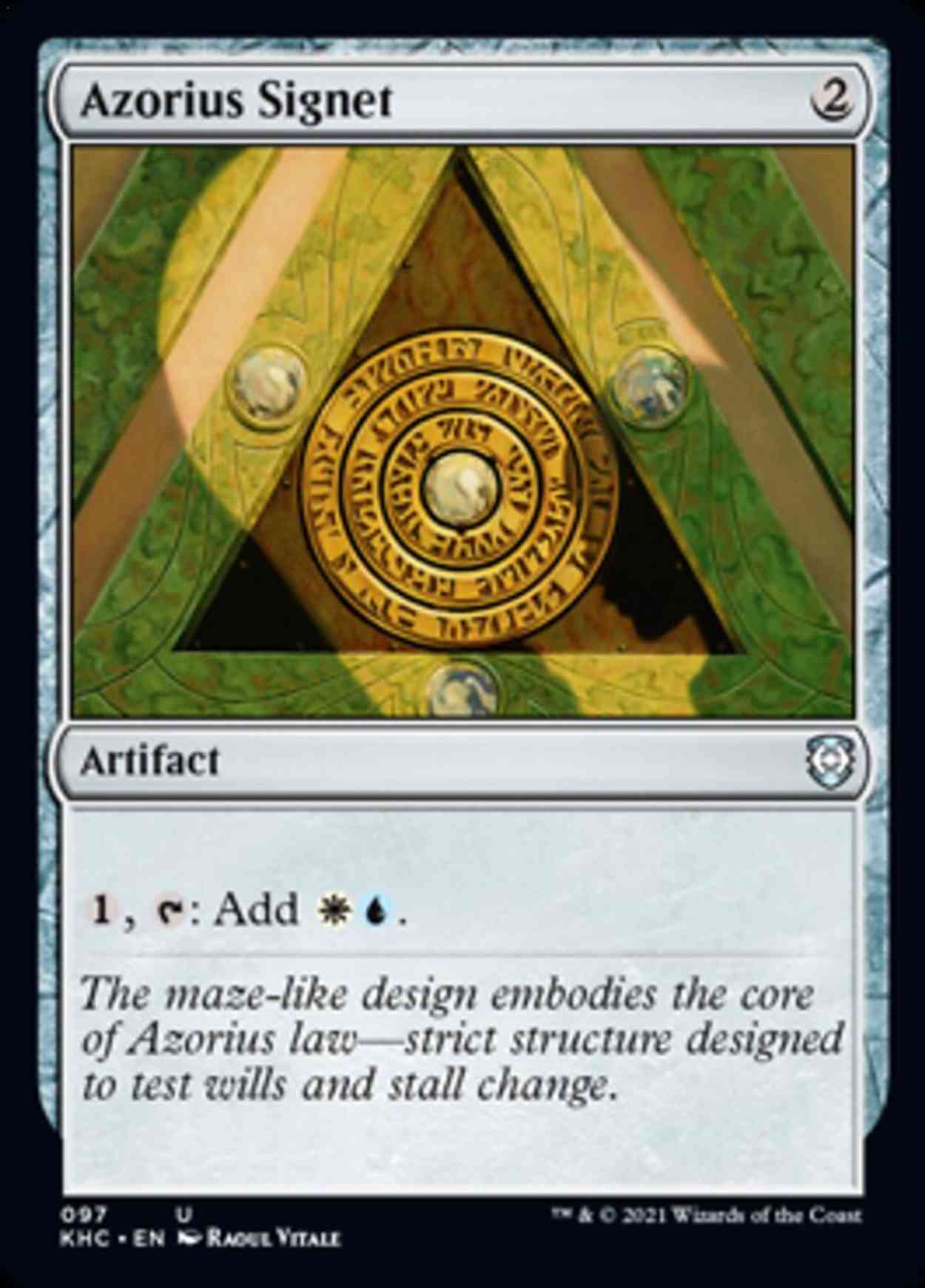 Azorius Signet magic card front