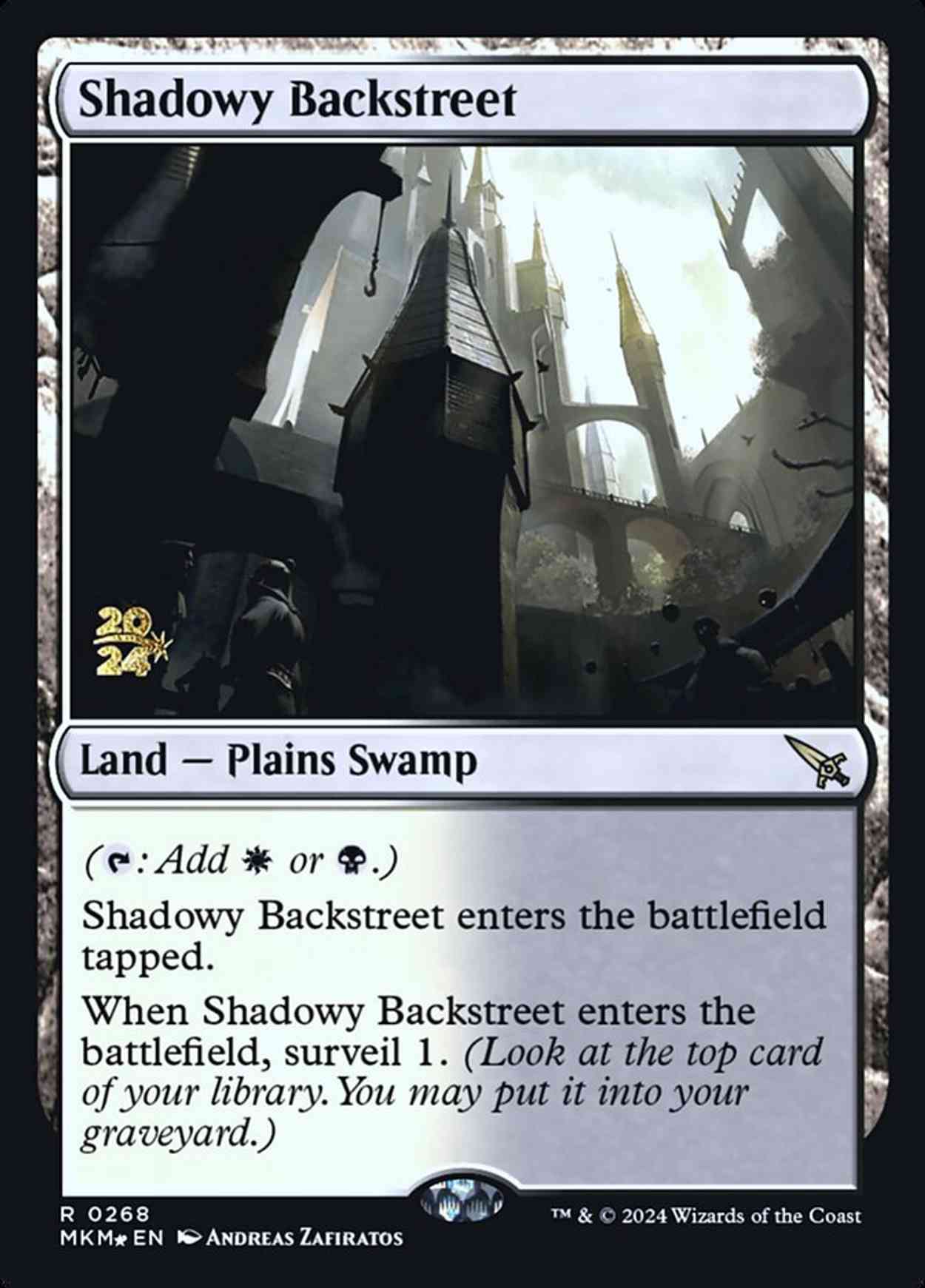 Shadowy Backstreet magic card front